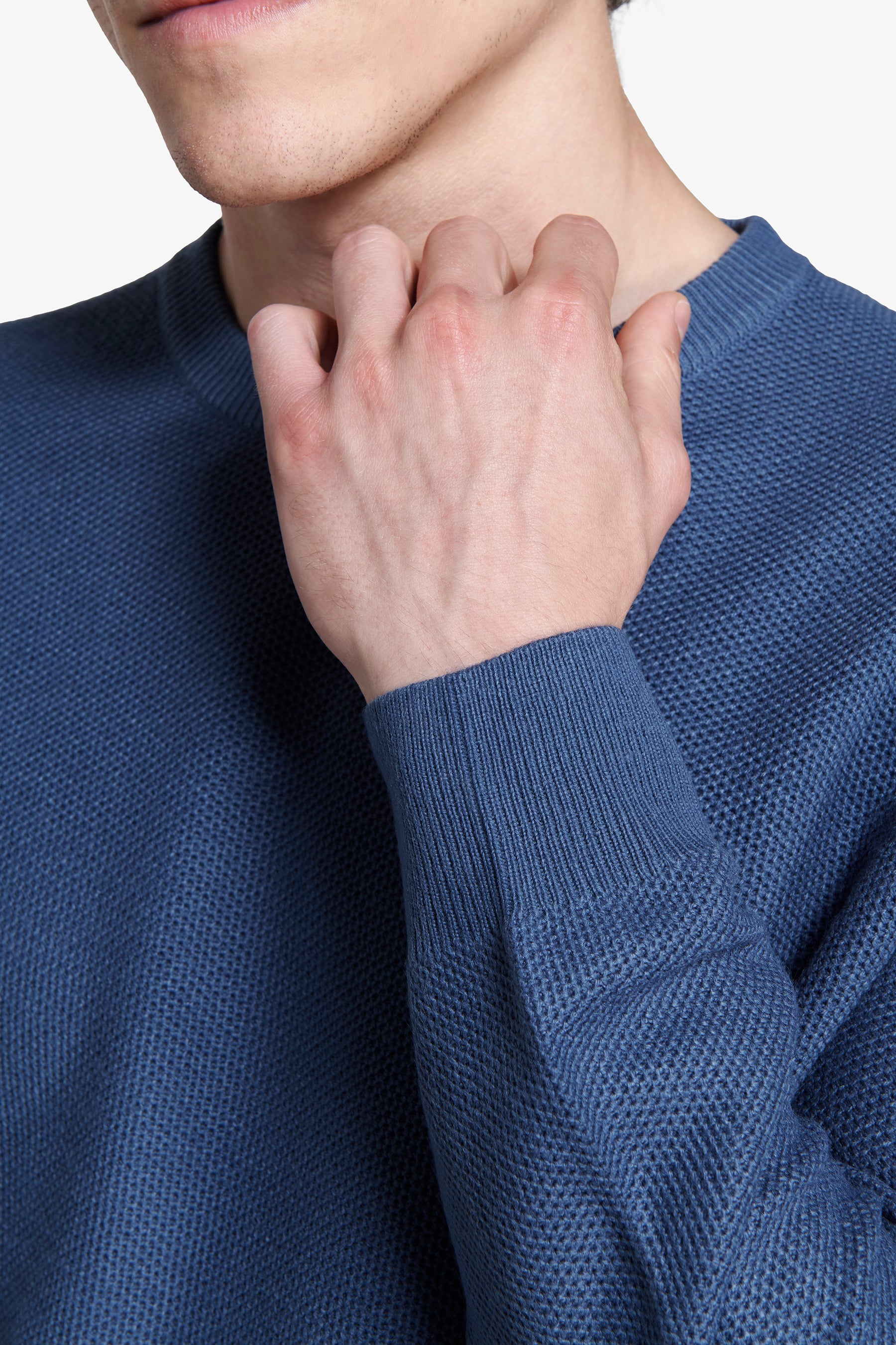 Maglia girocollo chicco di riso carta da zucchero