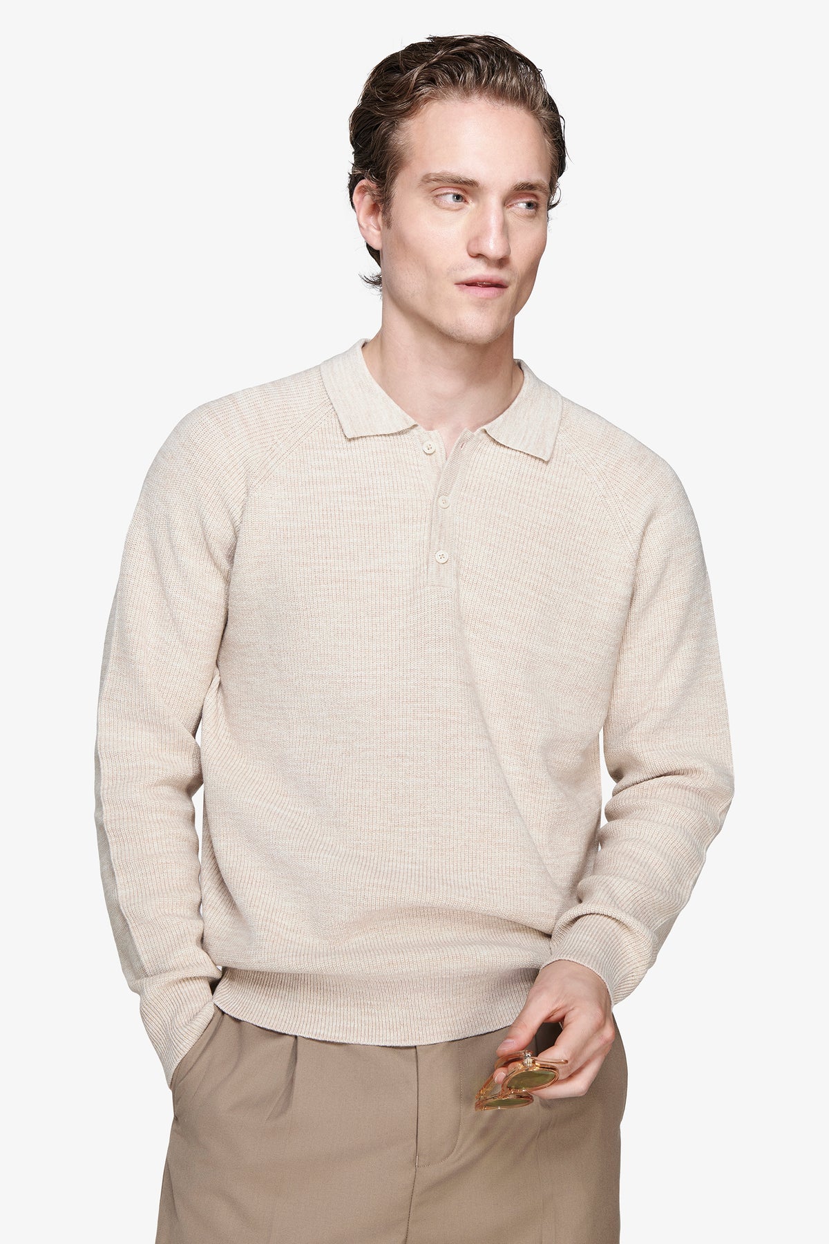 Polo in maglia costa inglese corda