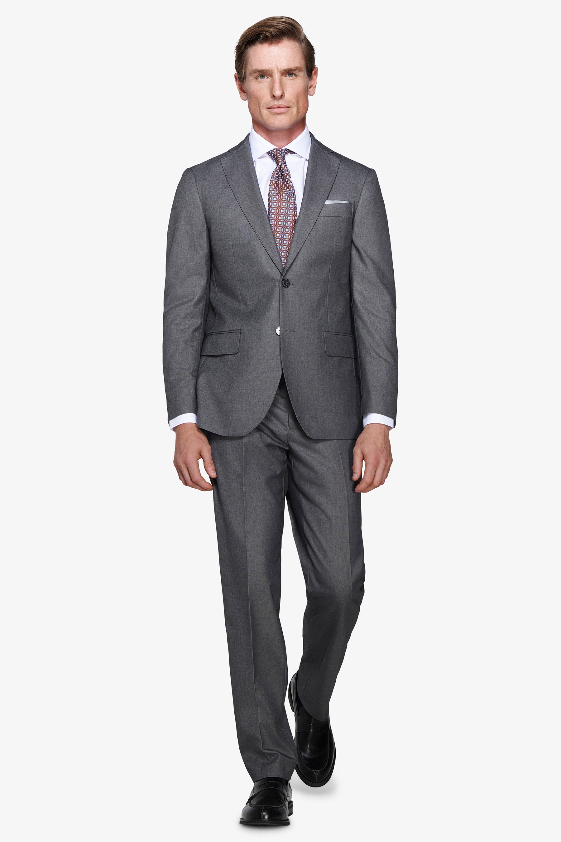 Giacca in grisaglia regular fit grigia