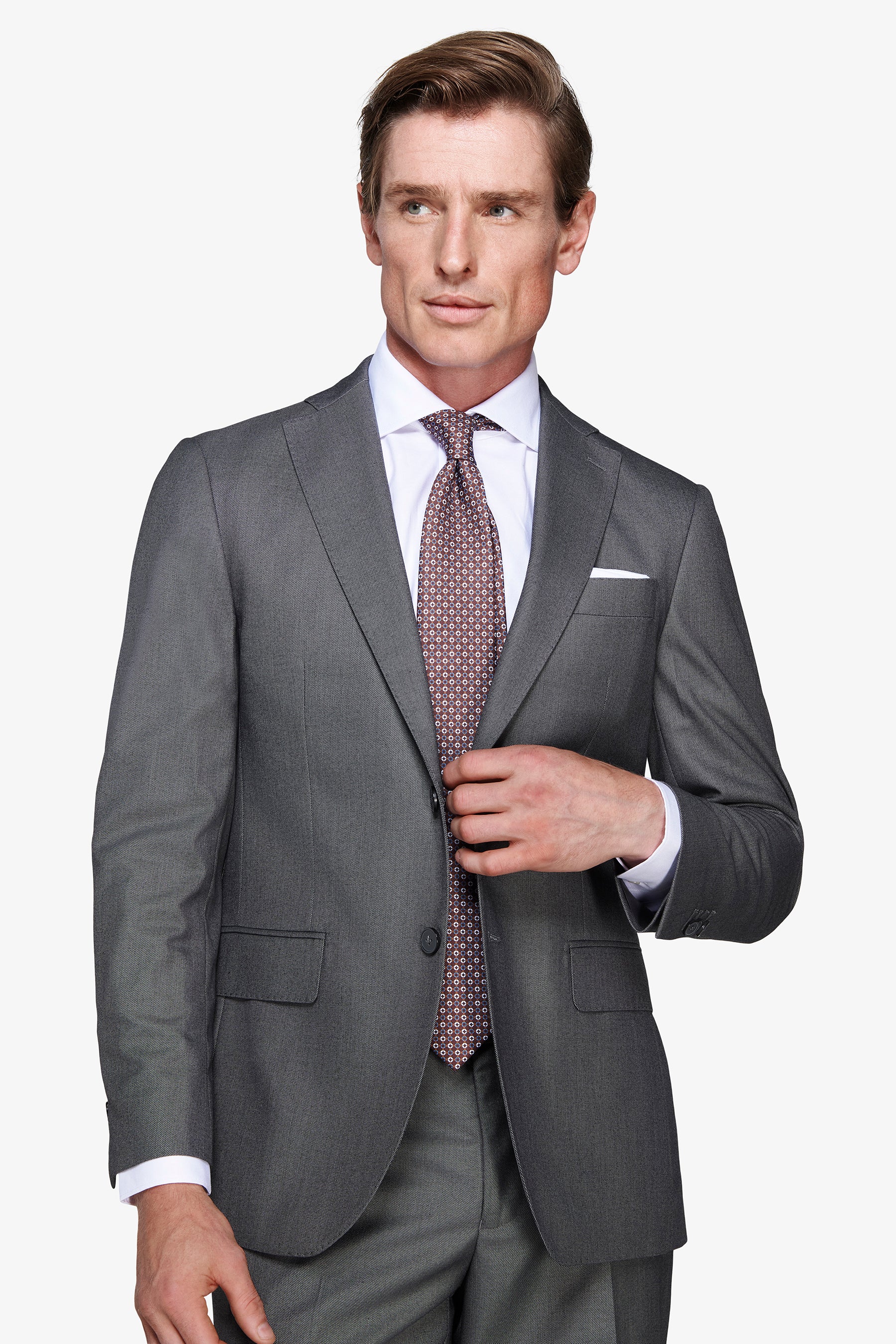 Giacca in grisaglia regular fit grigia