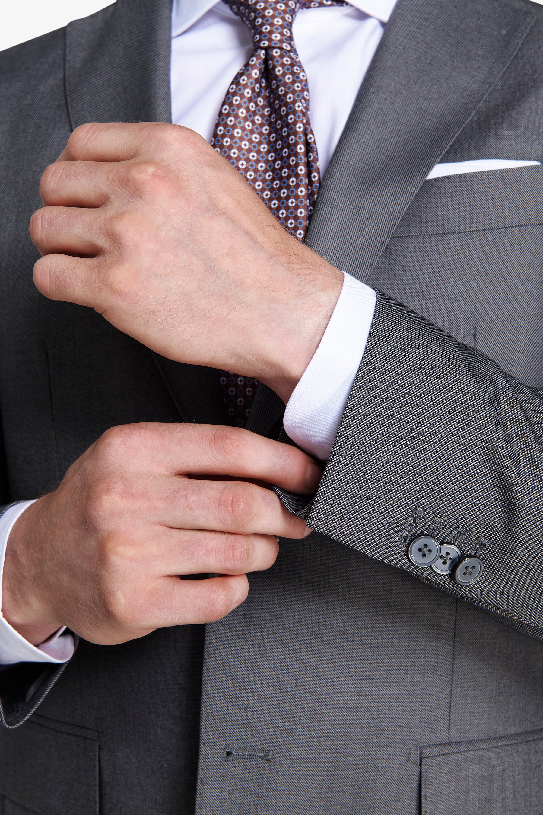 Giacca in grisaglia regular fit grigia