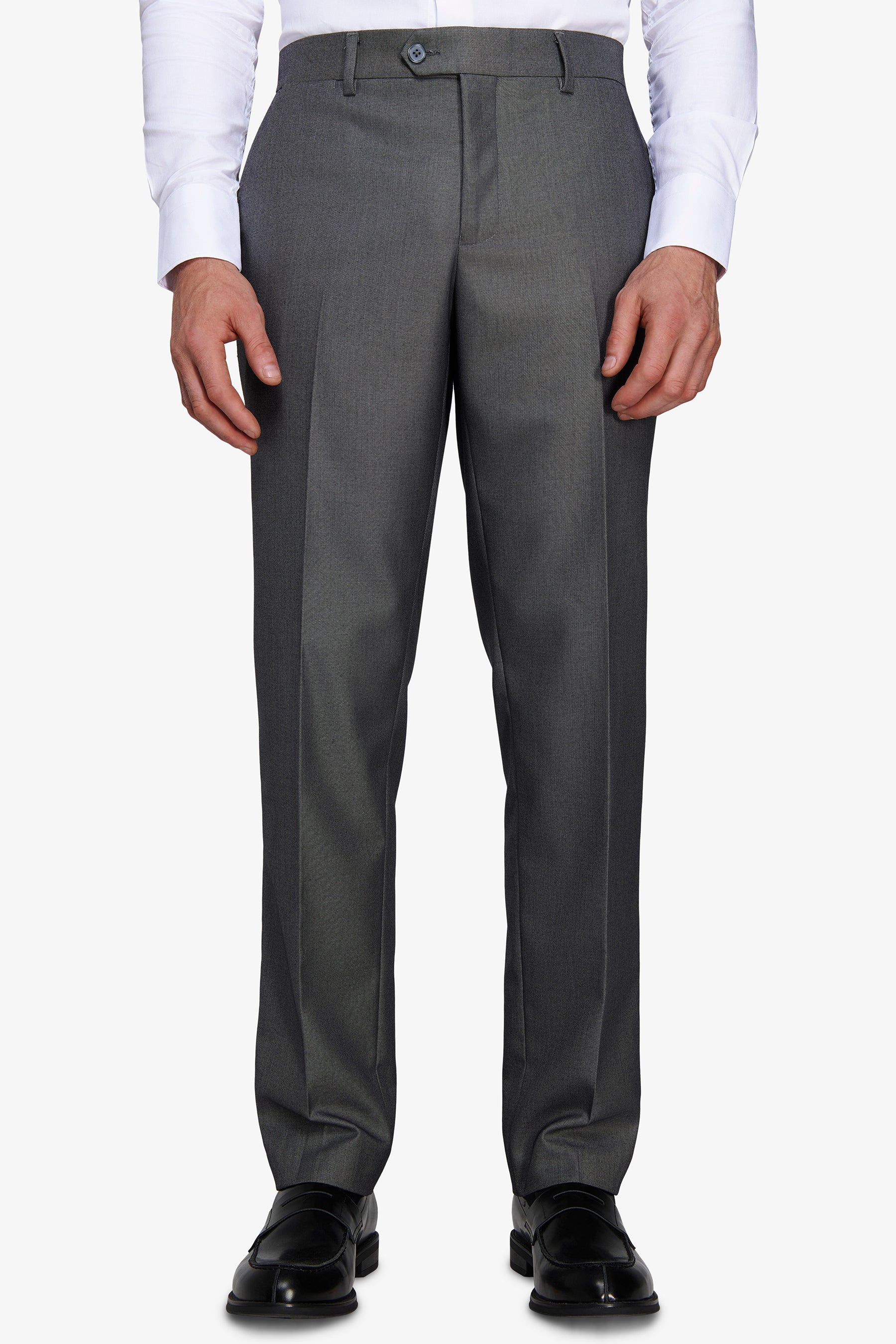 Pantaloni in grisaglia regular fit grigi