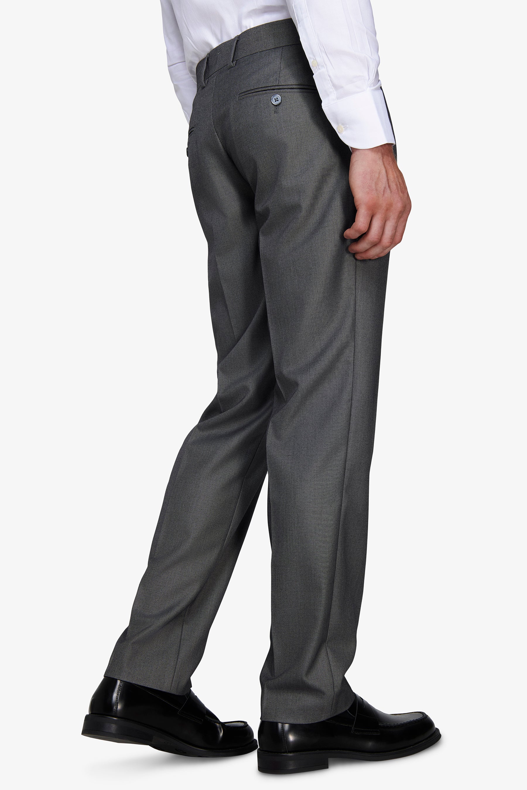 Pantaloni in grisaglia regular fit grigi