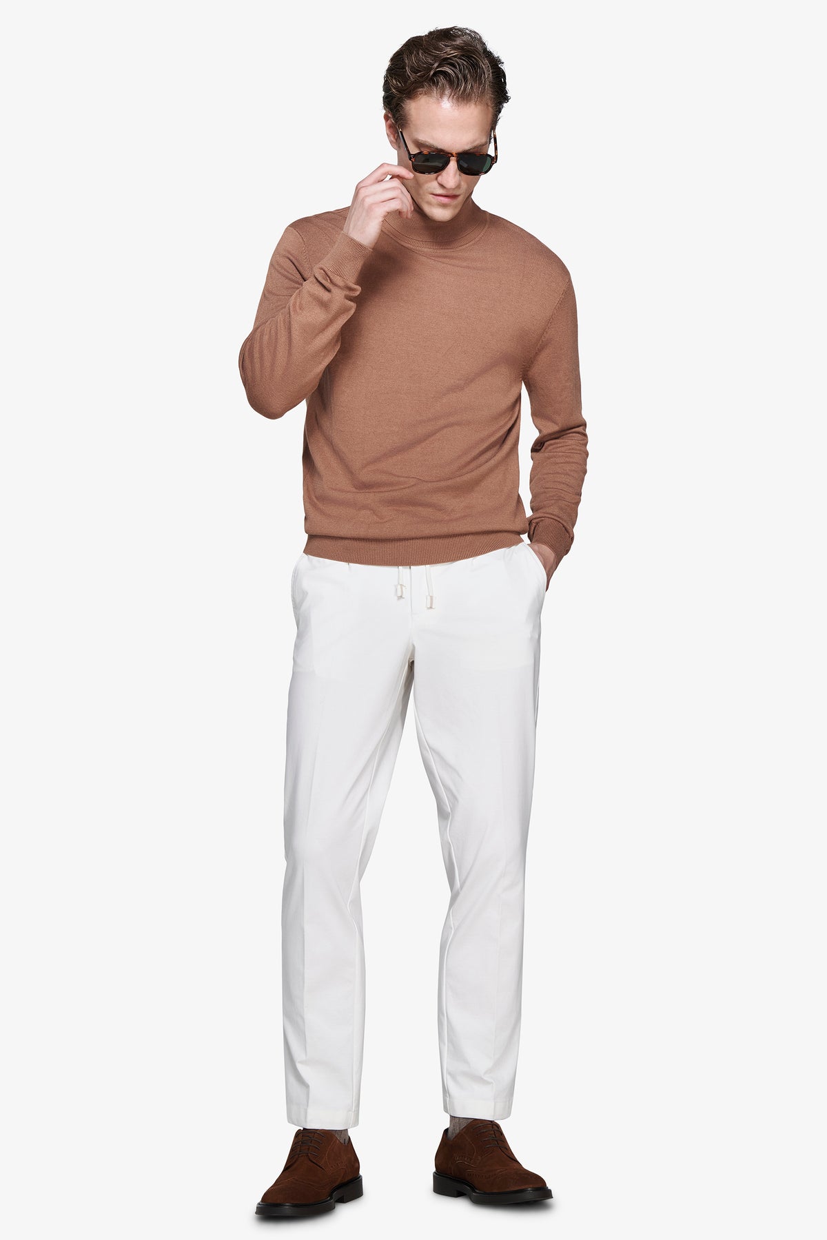 Camel basic turtleneck