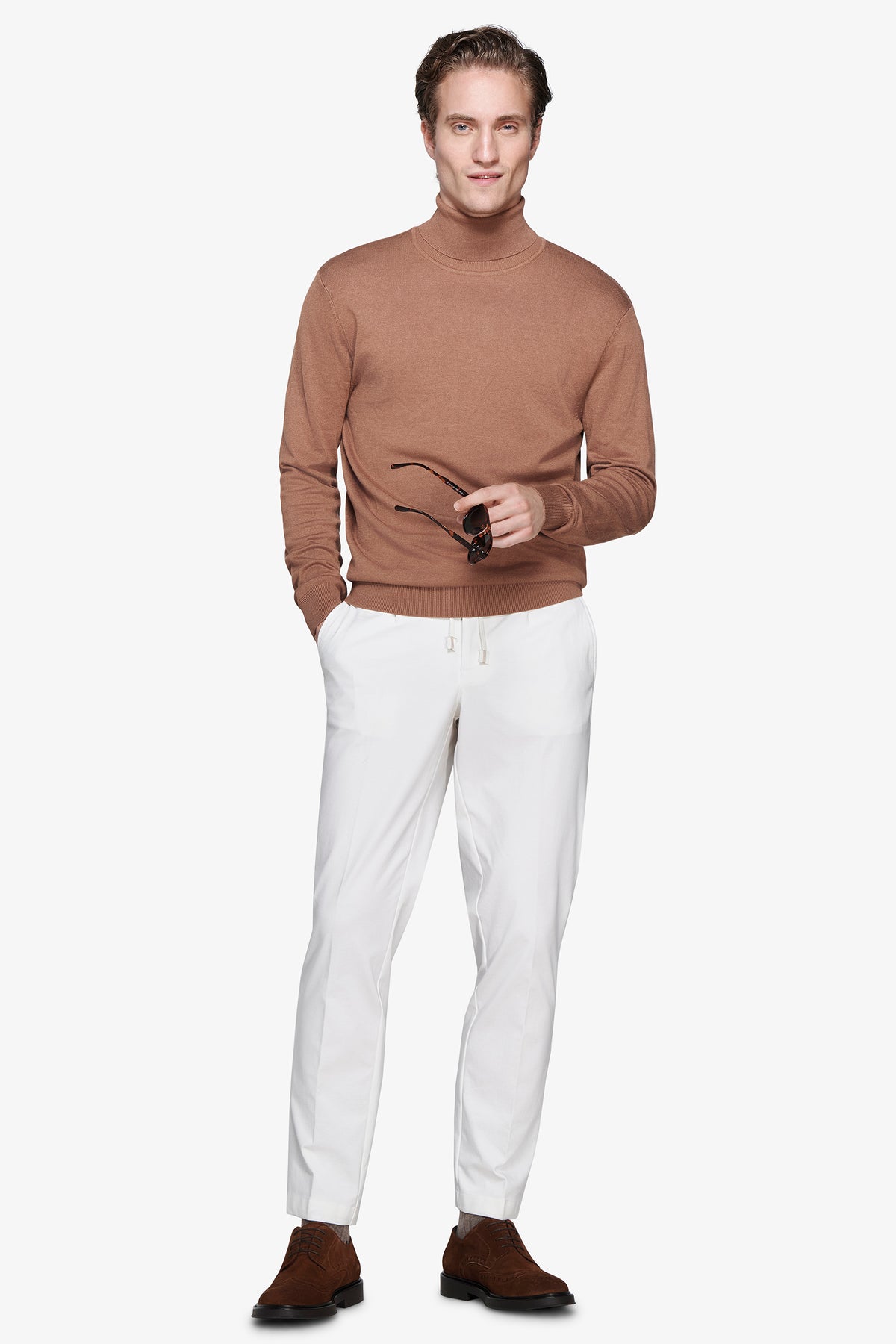 Camel basic turtleneck