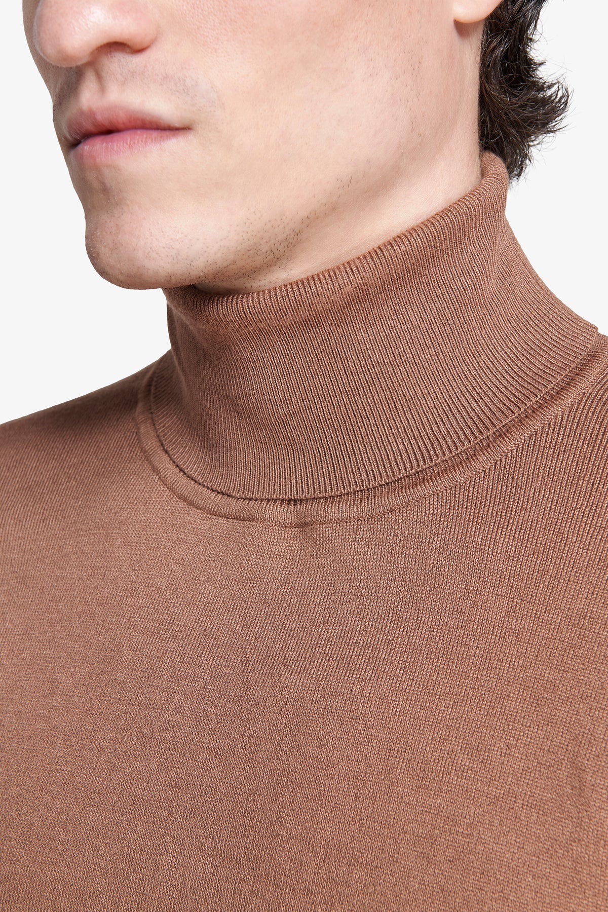 Camel basic turtleneck