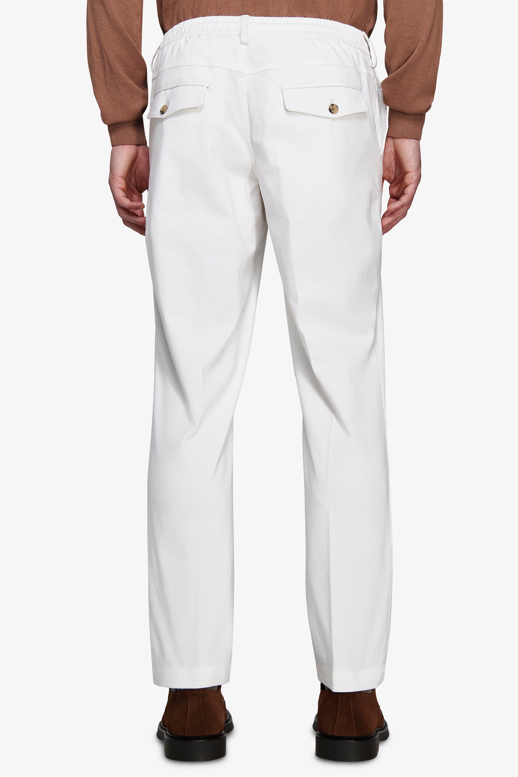 Pantaloni jersey panna