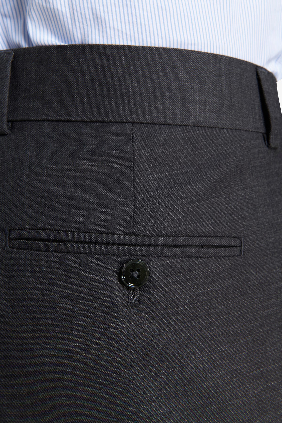 Gray grisaille regular trousers