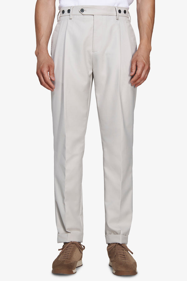 Pantaloni doppia pinces mastice