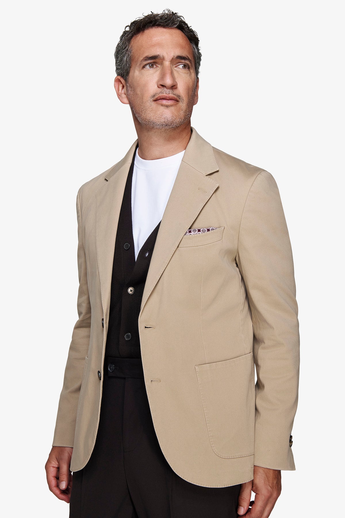 Giacca in cotone stretch corda