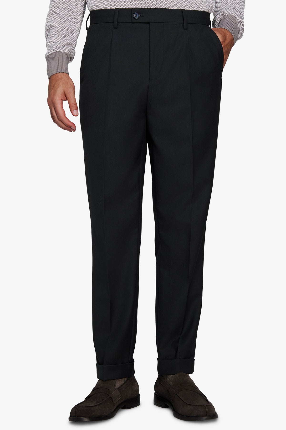 Pantaloni twill verdi