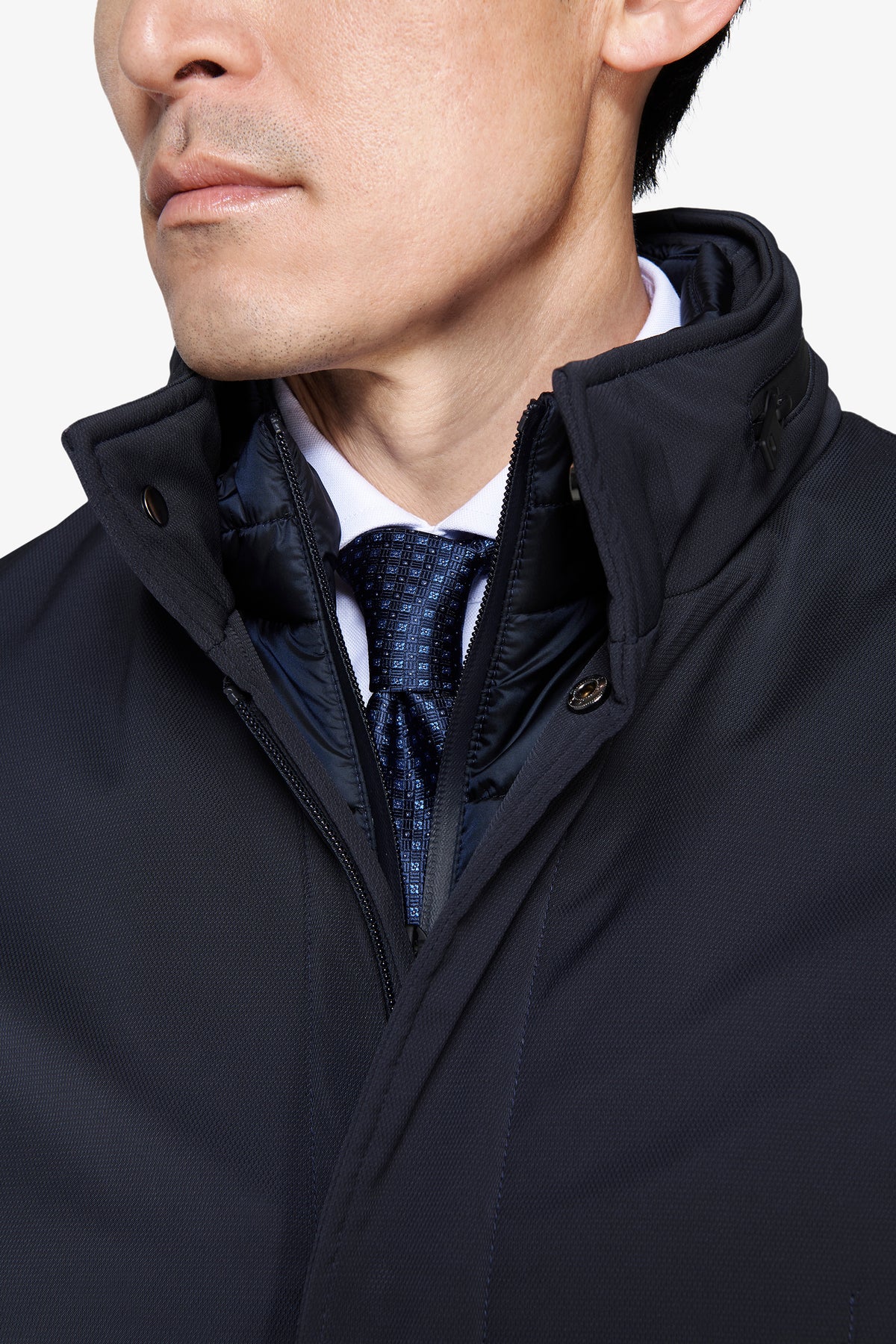 Field jacket tecnica blu