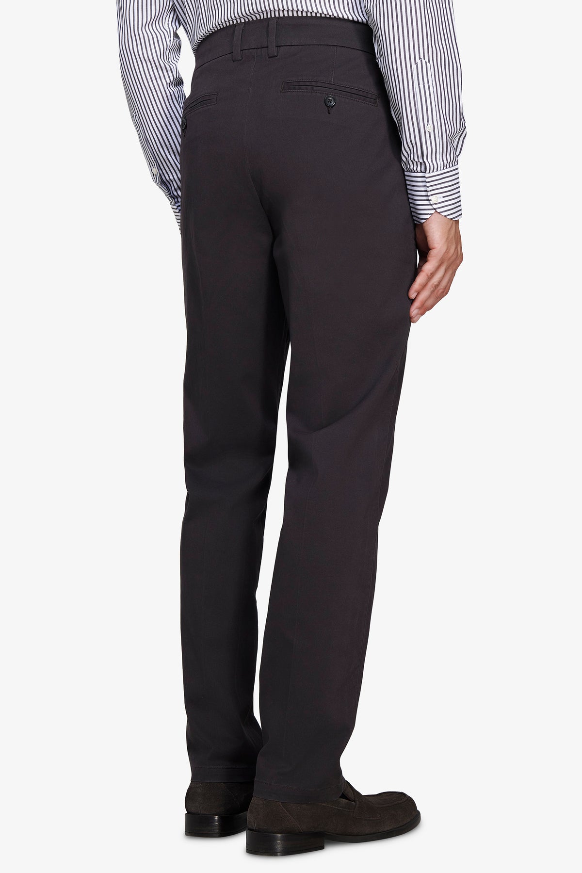 Chino-Hose aus Gabardine, Regular Fit, in Grau