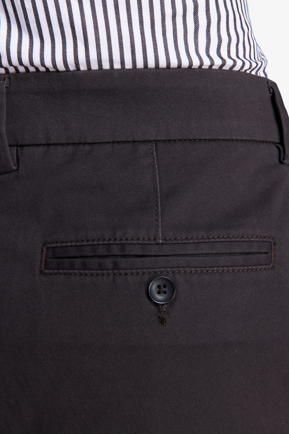 Pantaloni chino gabardina regular grigi