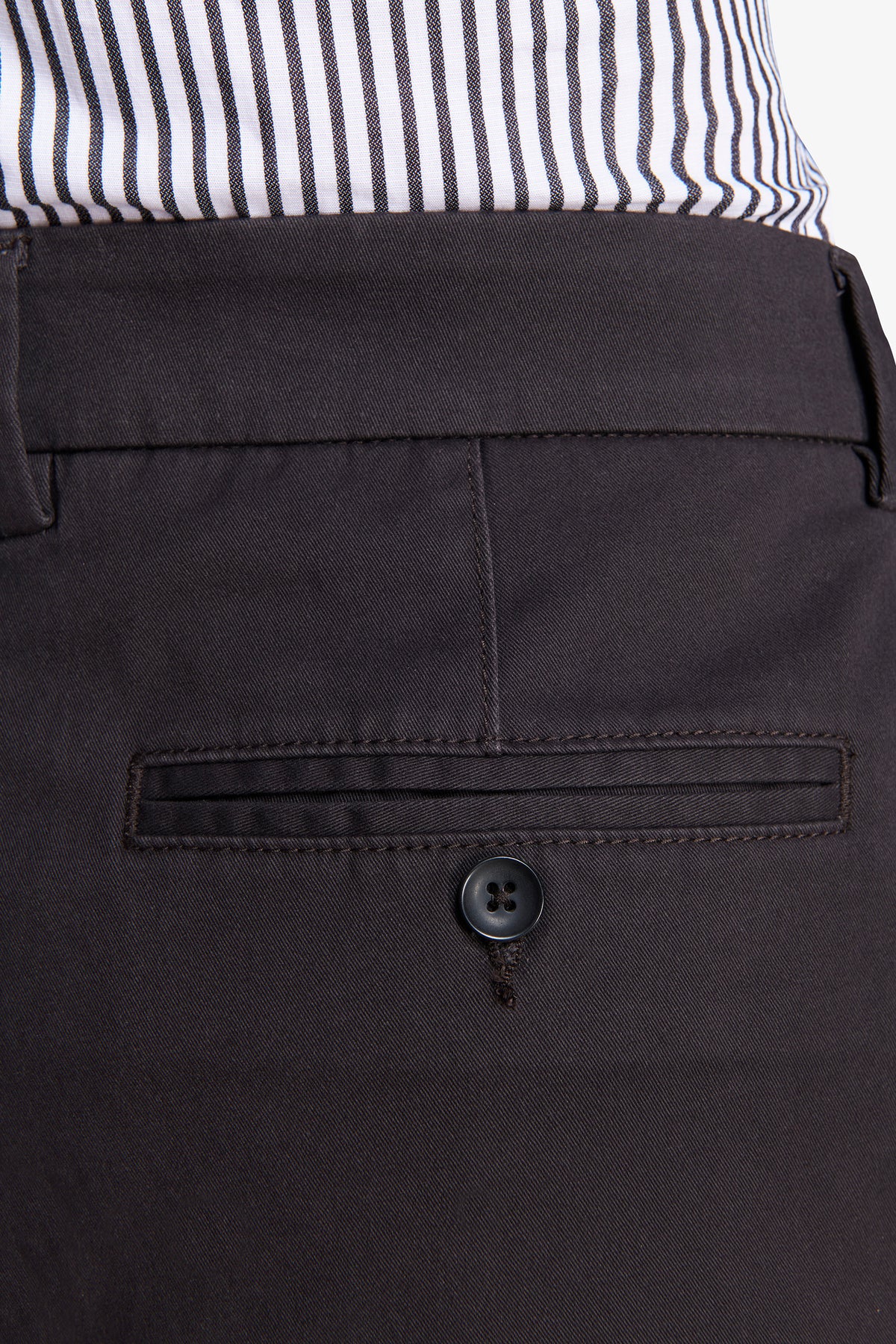 Chino-Hose aus Gabardine, Regular Fit, in Grau