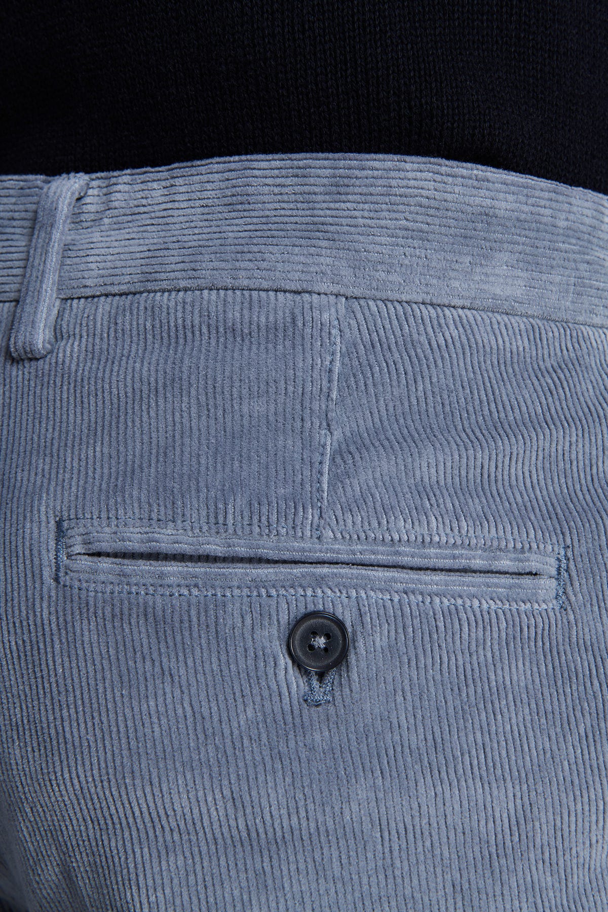 Pantaloni velluto millerighe regular carta da zucchero