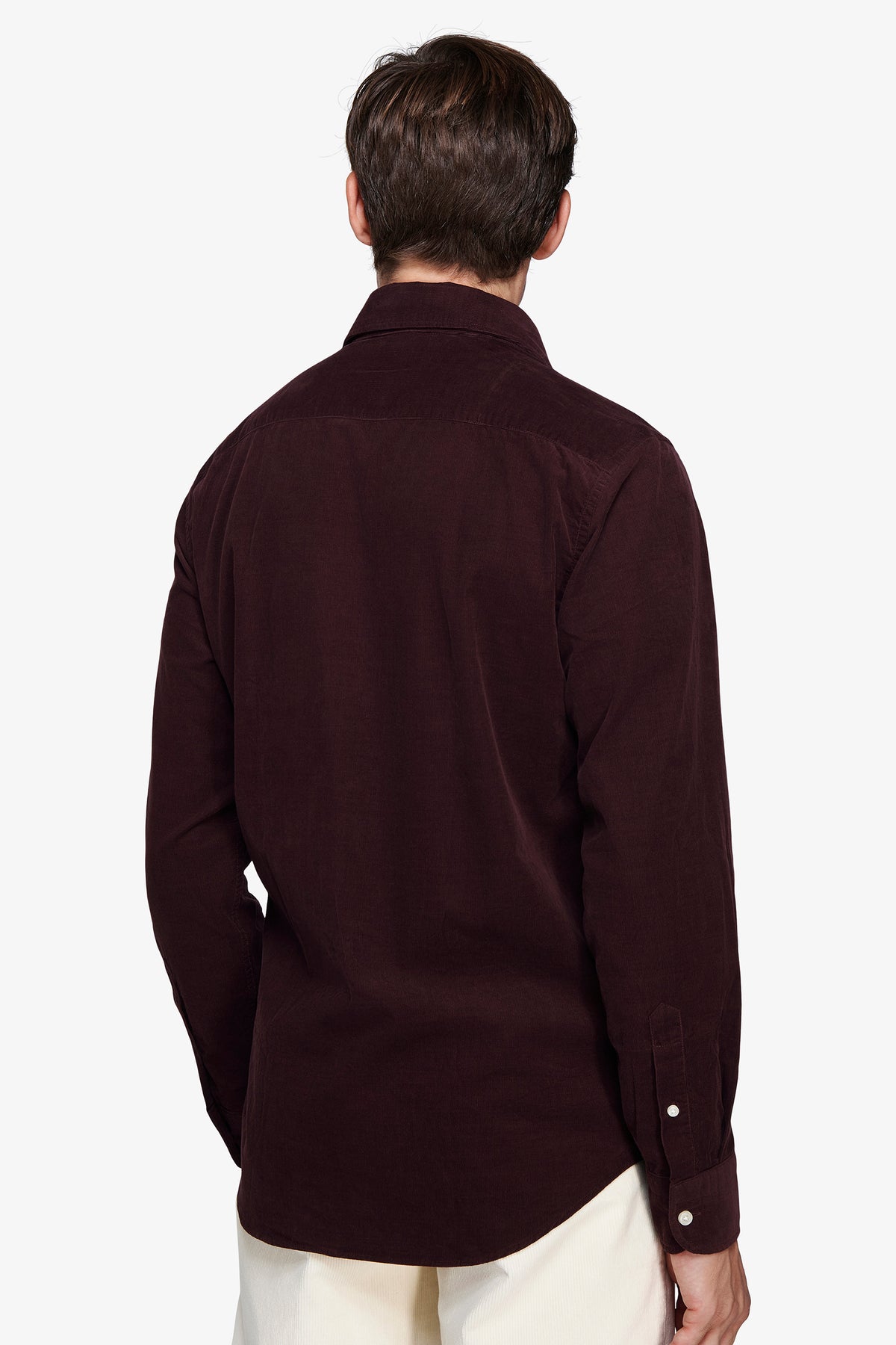 Camicia velluto millerighe leisure bordeaux