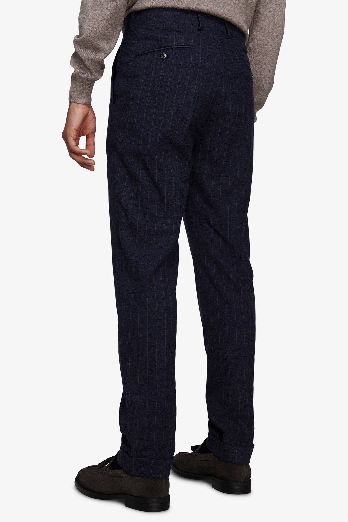 Pantaloni gessati "Contemporary" blu