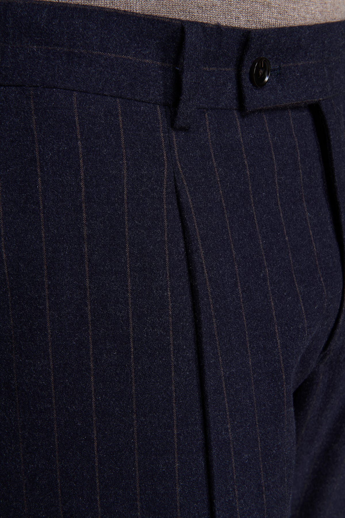 Pantaloni gessati "Contemporary" blu