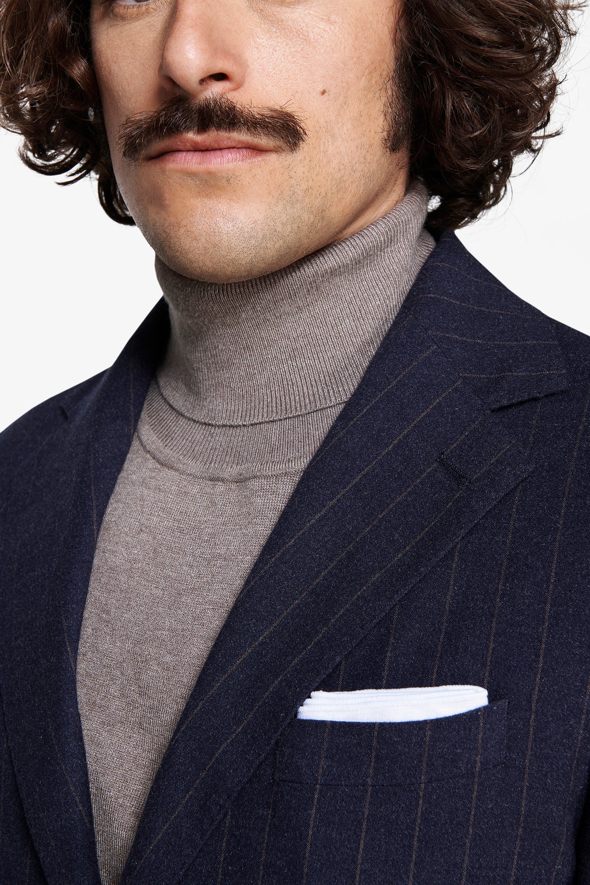 Giacca gessata "Contemporary" blu