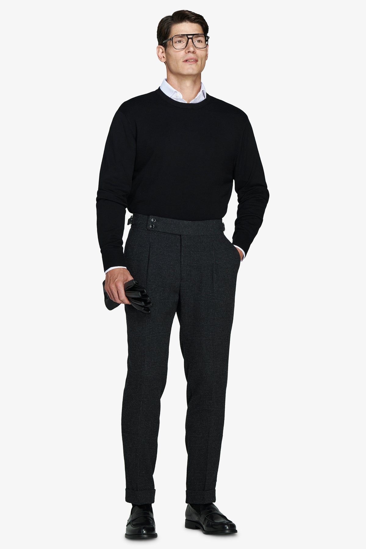 Maglia girocollo basic nero