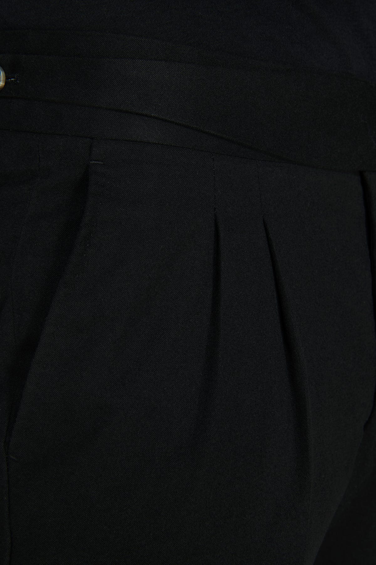 Pantaloni doppia pinces "Contemporary" neri
