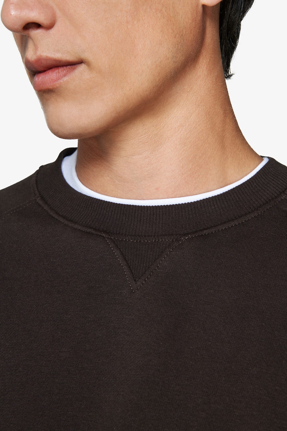 Felpa manica raglan moro