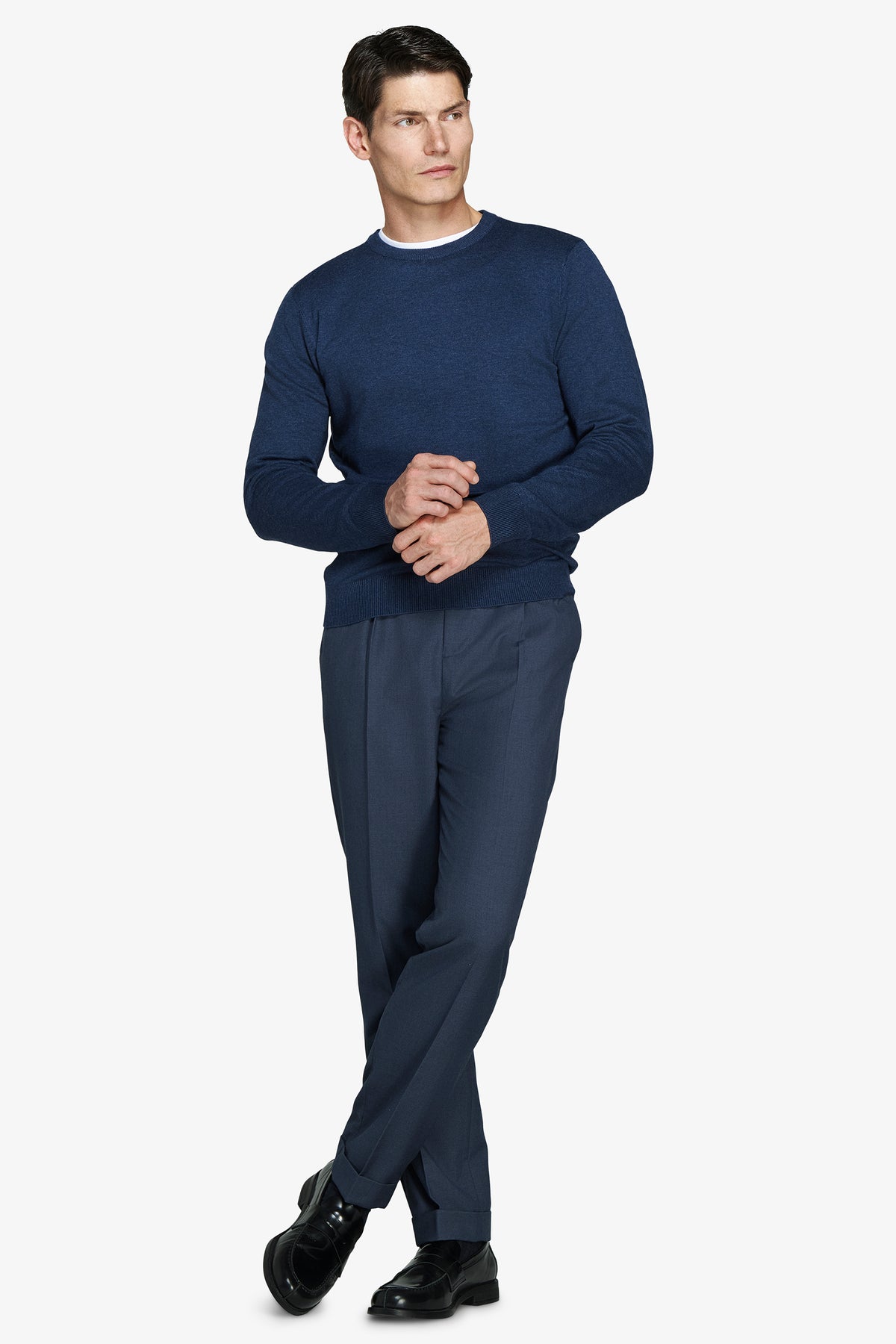 Maglia girocollo basic avion