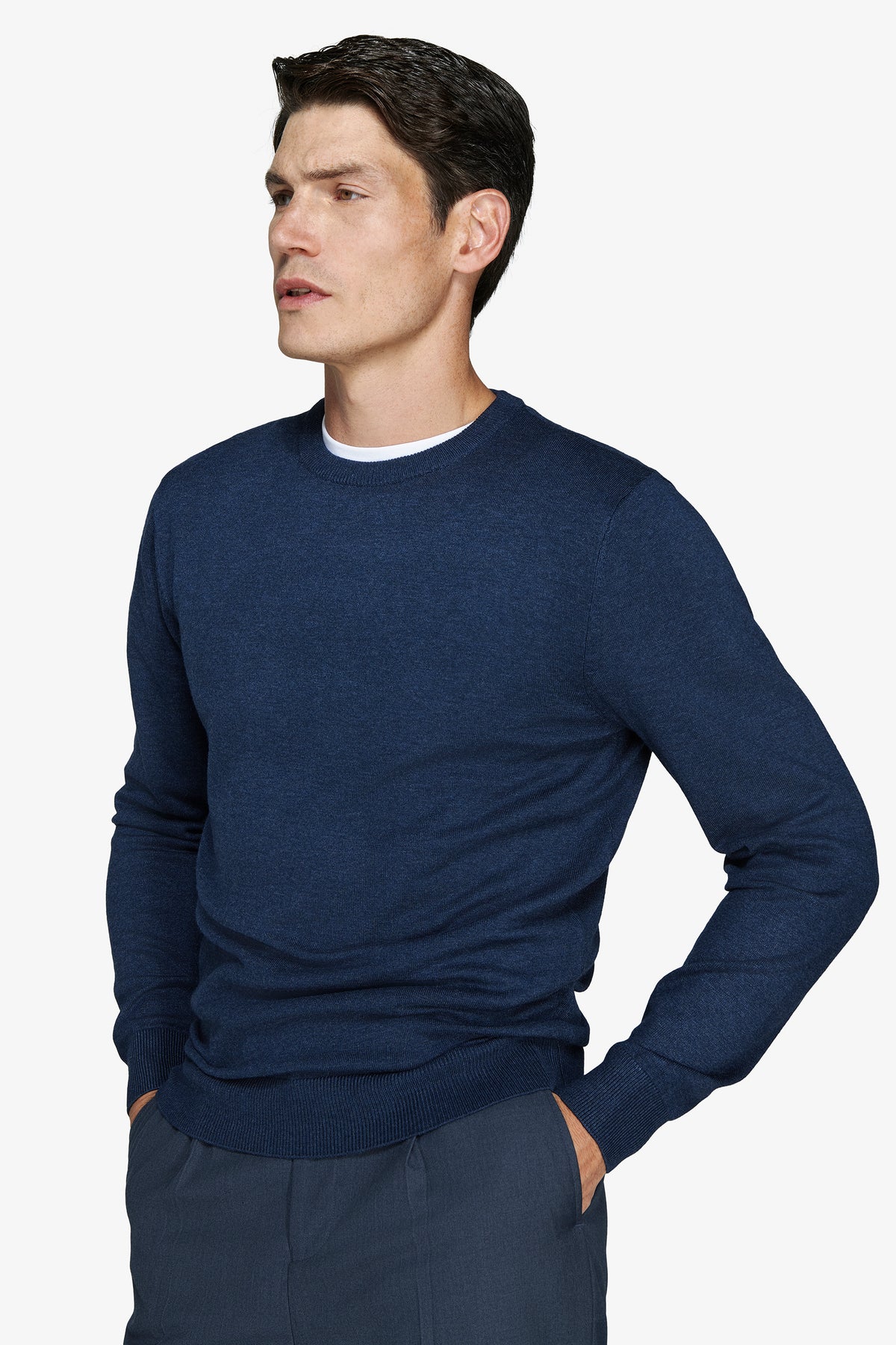 Maglia girocollo basic avion