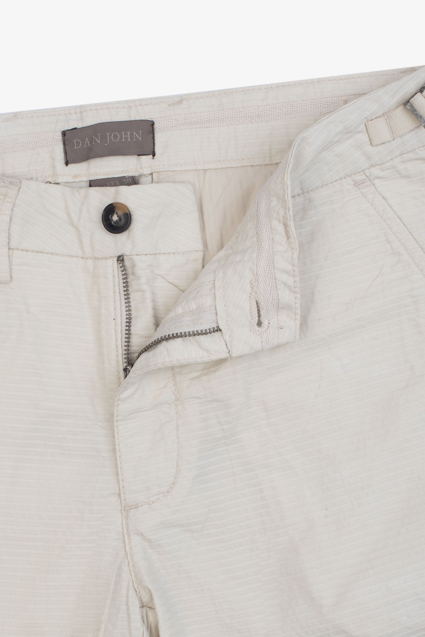 Bermuda chino riga in tono papiro-Dan John