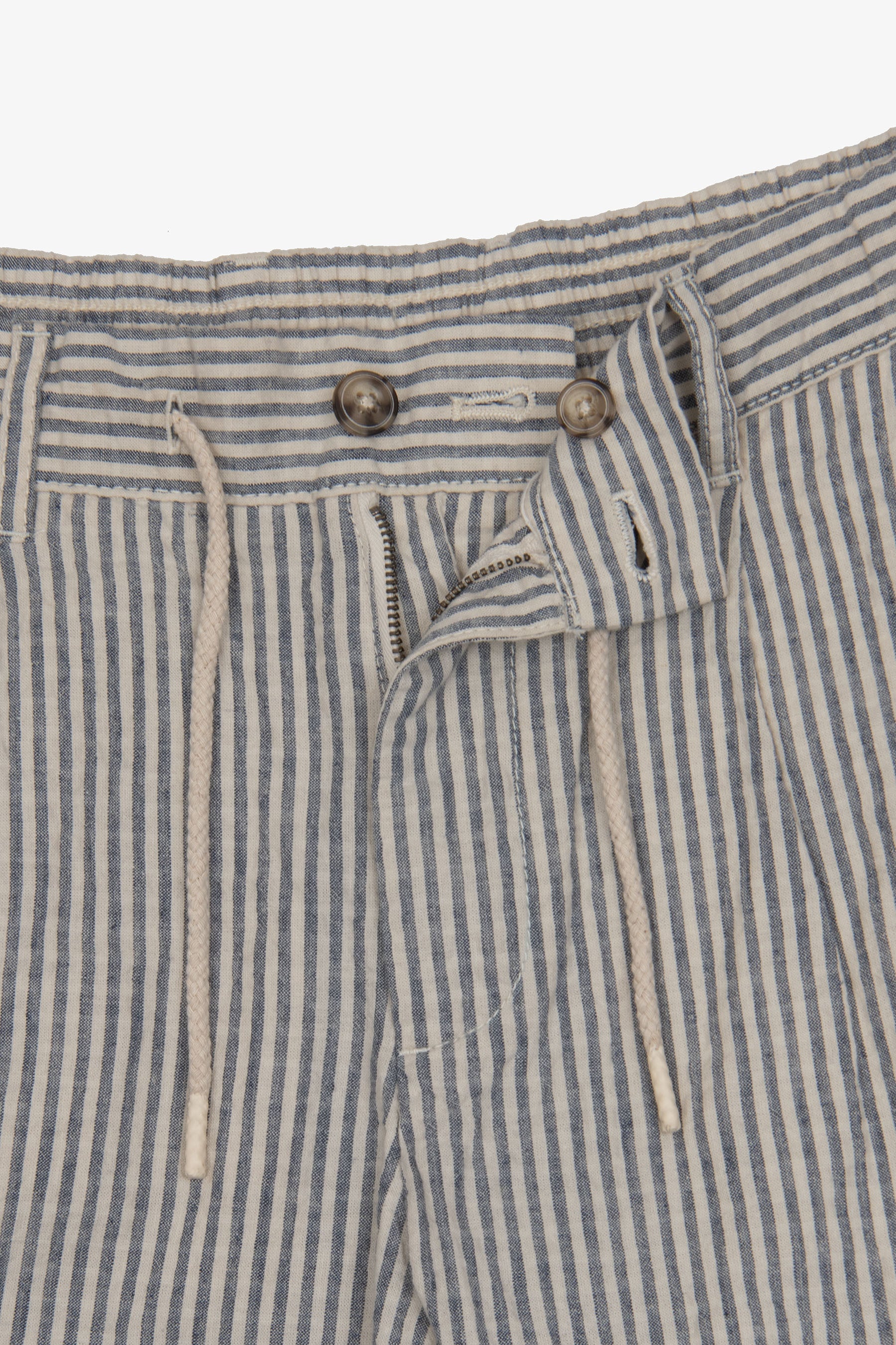 Bermuda riga pari indaco con laccio-Dan John