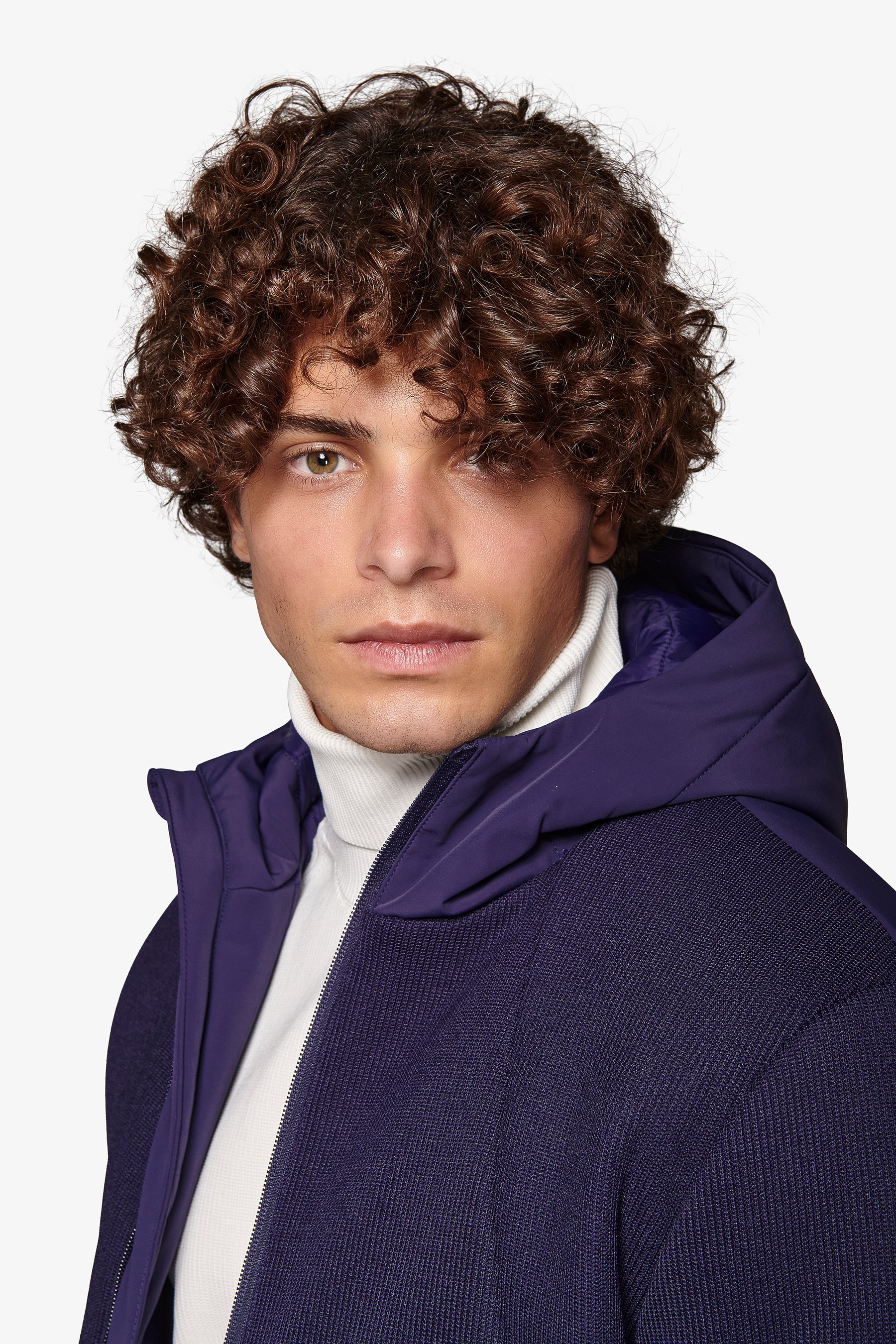 Bomber bimaterico DNJ blu-Dan John