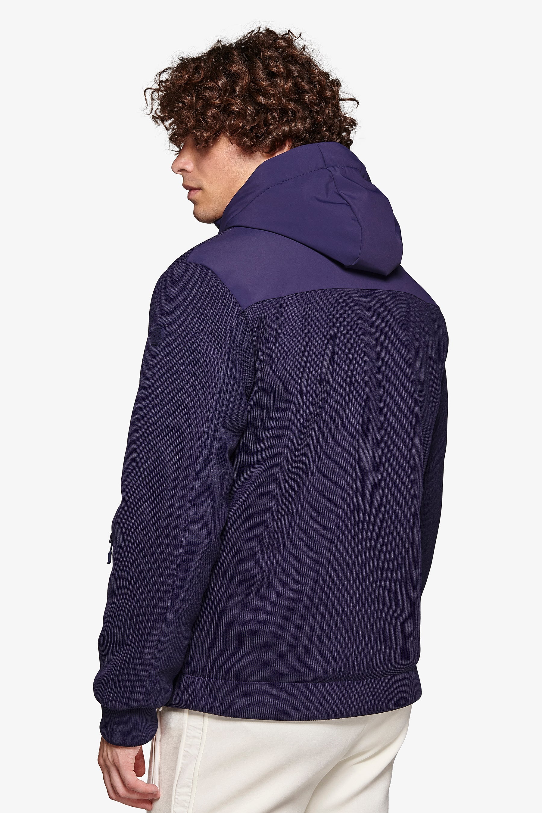 Bomber bimaterico DNJ blu-Dan John