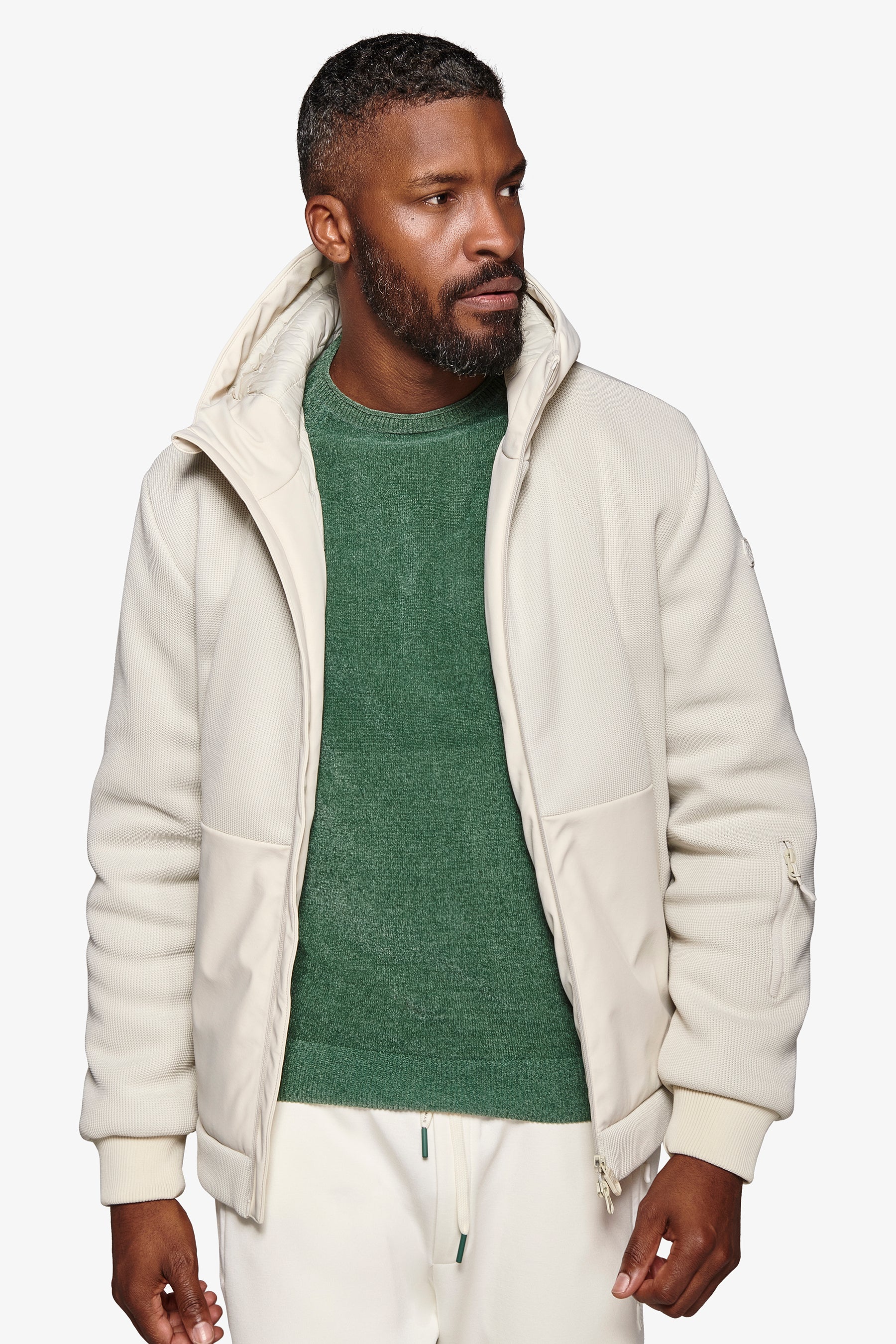 Bomber bimaterico DNJ ghiaccio-Dan John