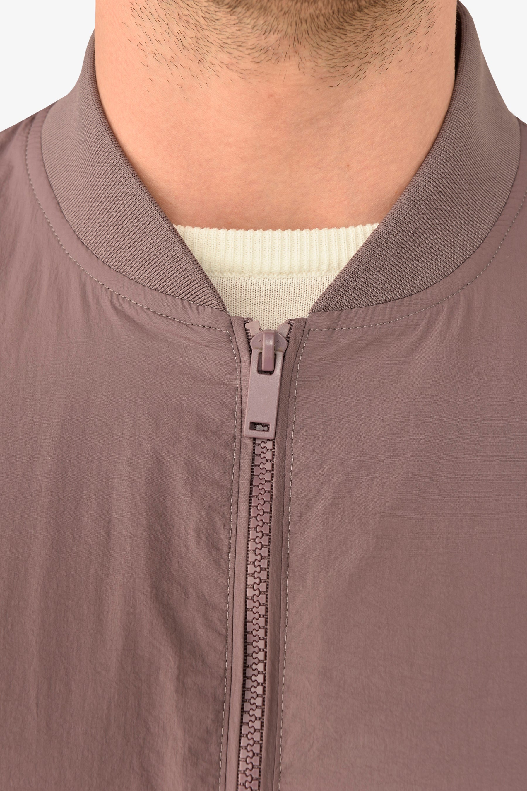 Bomber tasche con pattina melanzana-Dan John