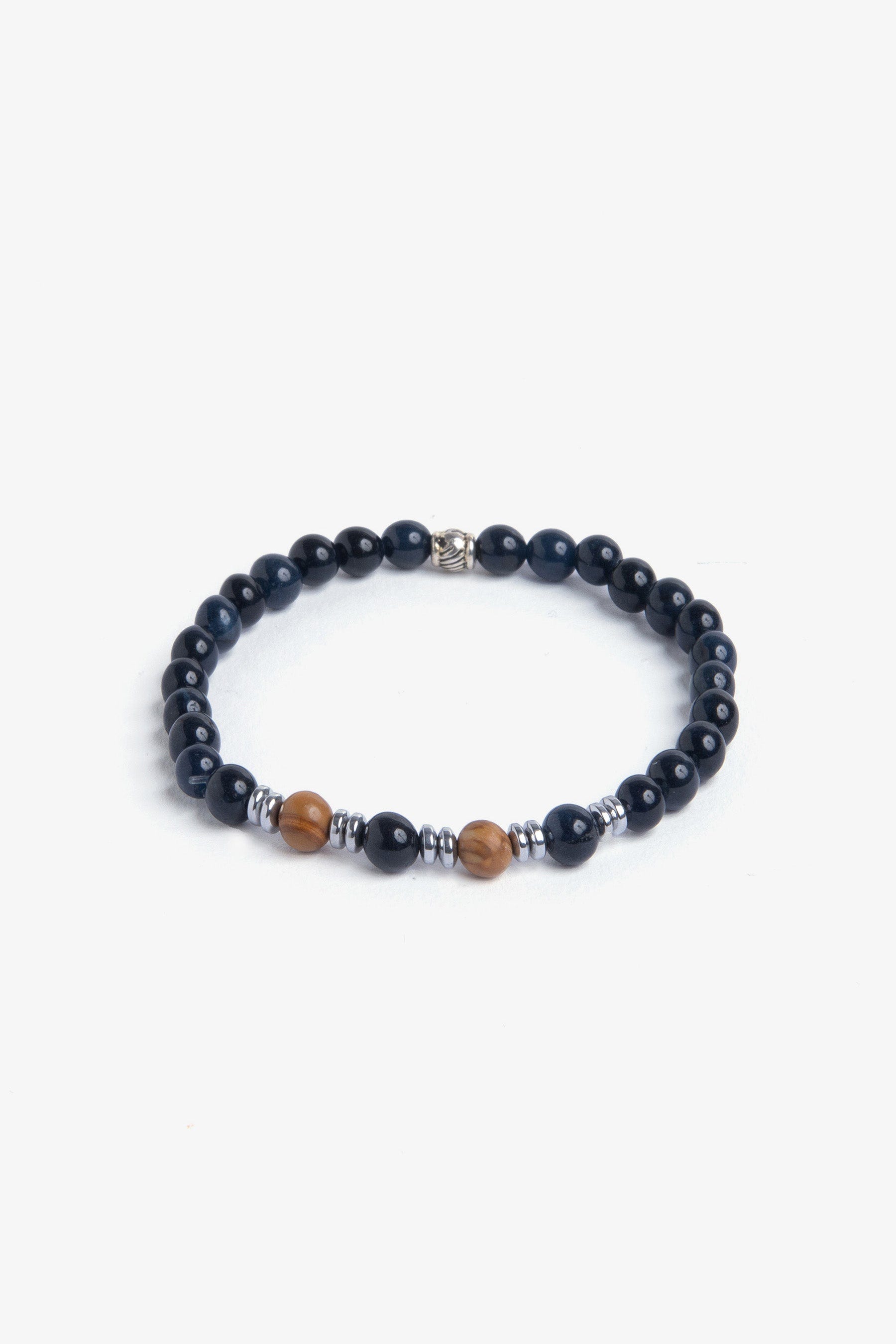Bracciale con sfere blu-Dan John