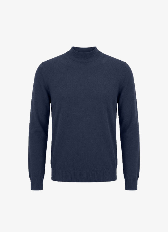 Maglia lupetto basic blu