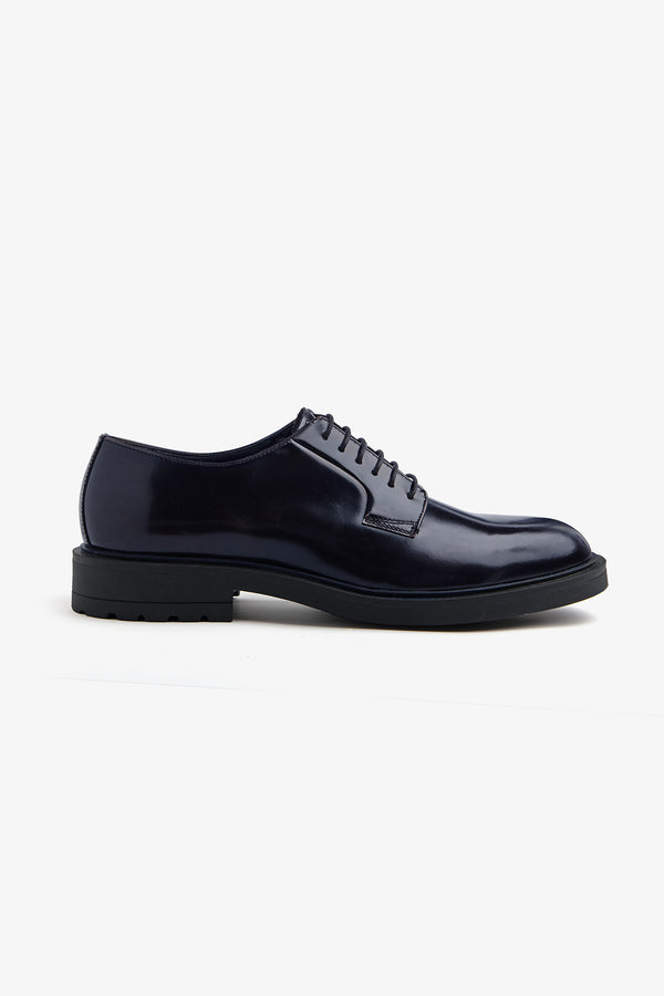 Chaussures derby classiques bleues