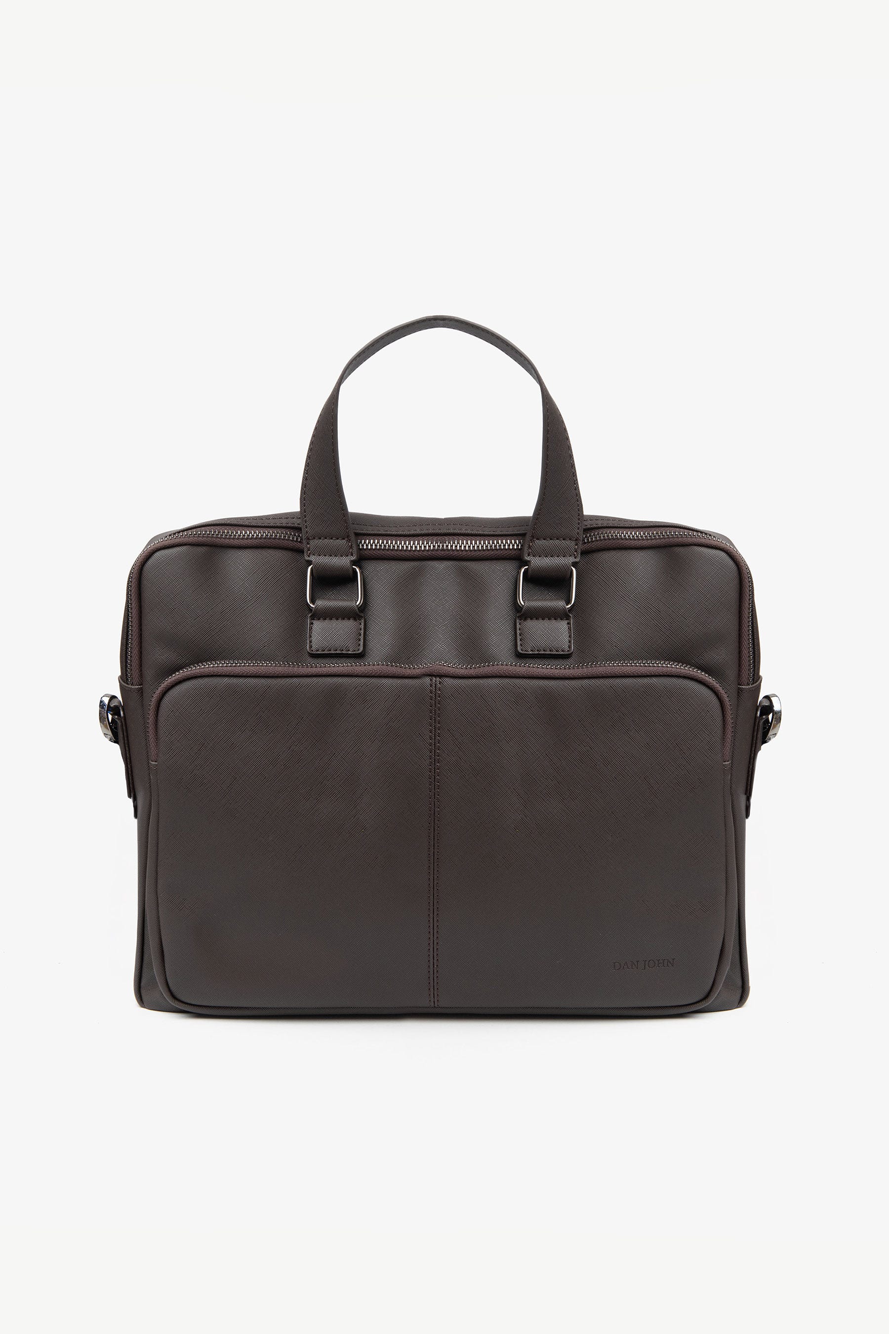 Borsa 24h in saffiano moro-Dan John
