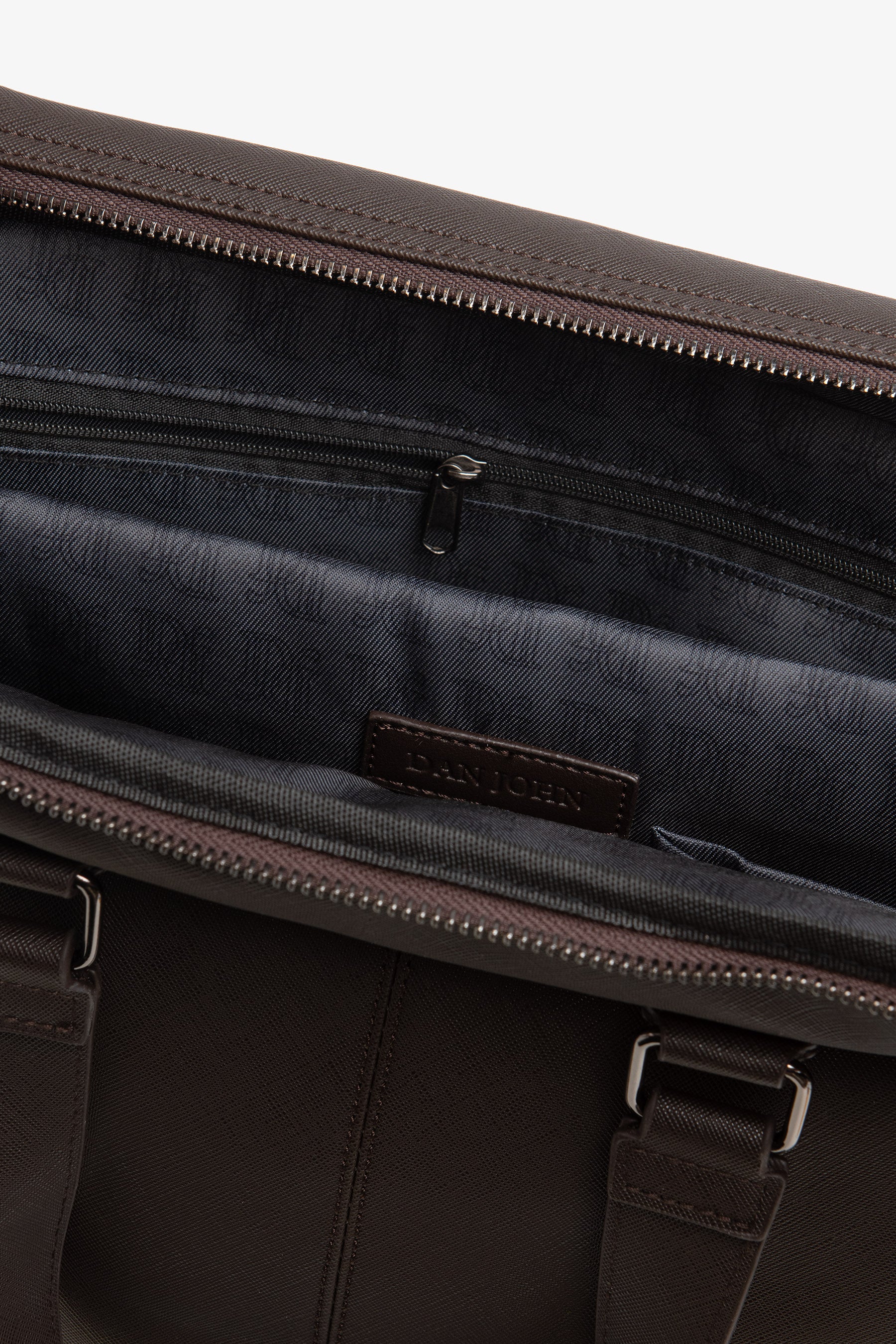 Borsa 24h in saffiano moro-Dan John