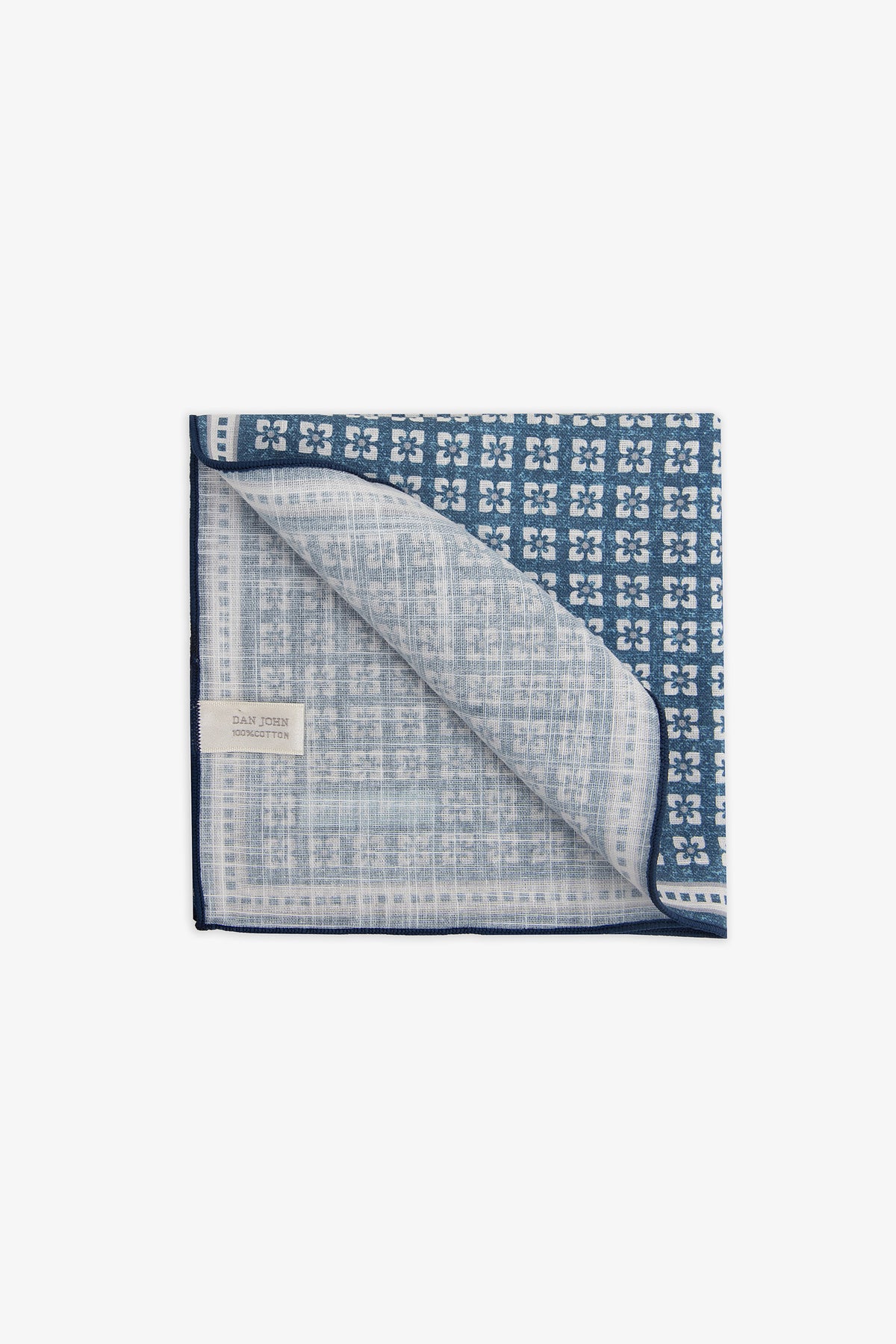 Pochette disegno cerchi celeste