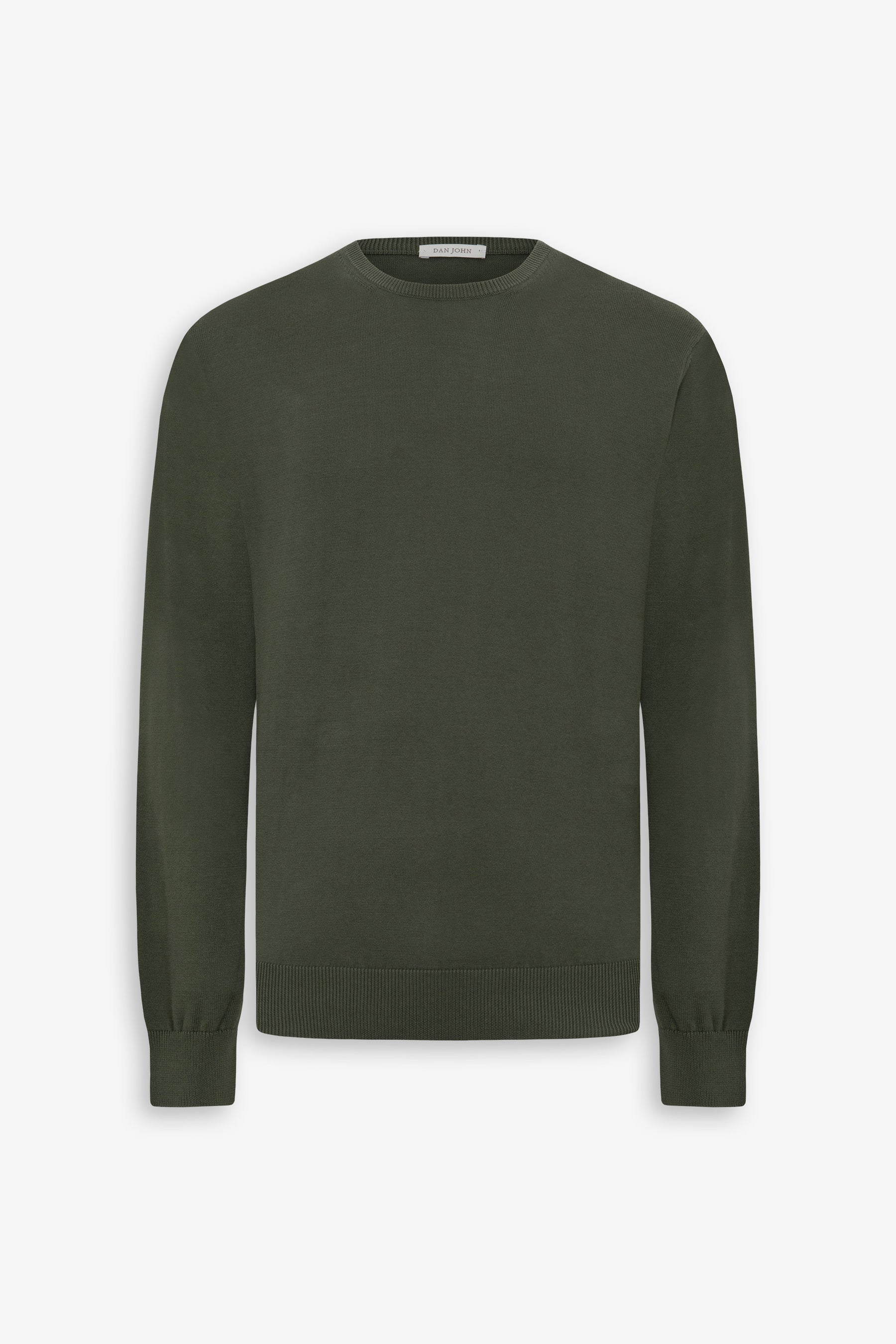 Green crewneck sweater