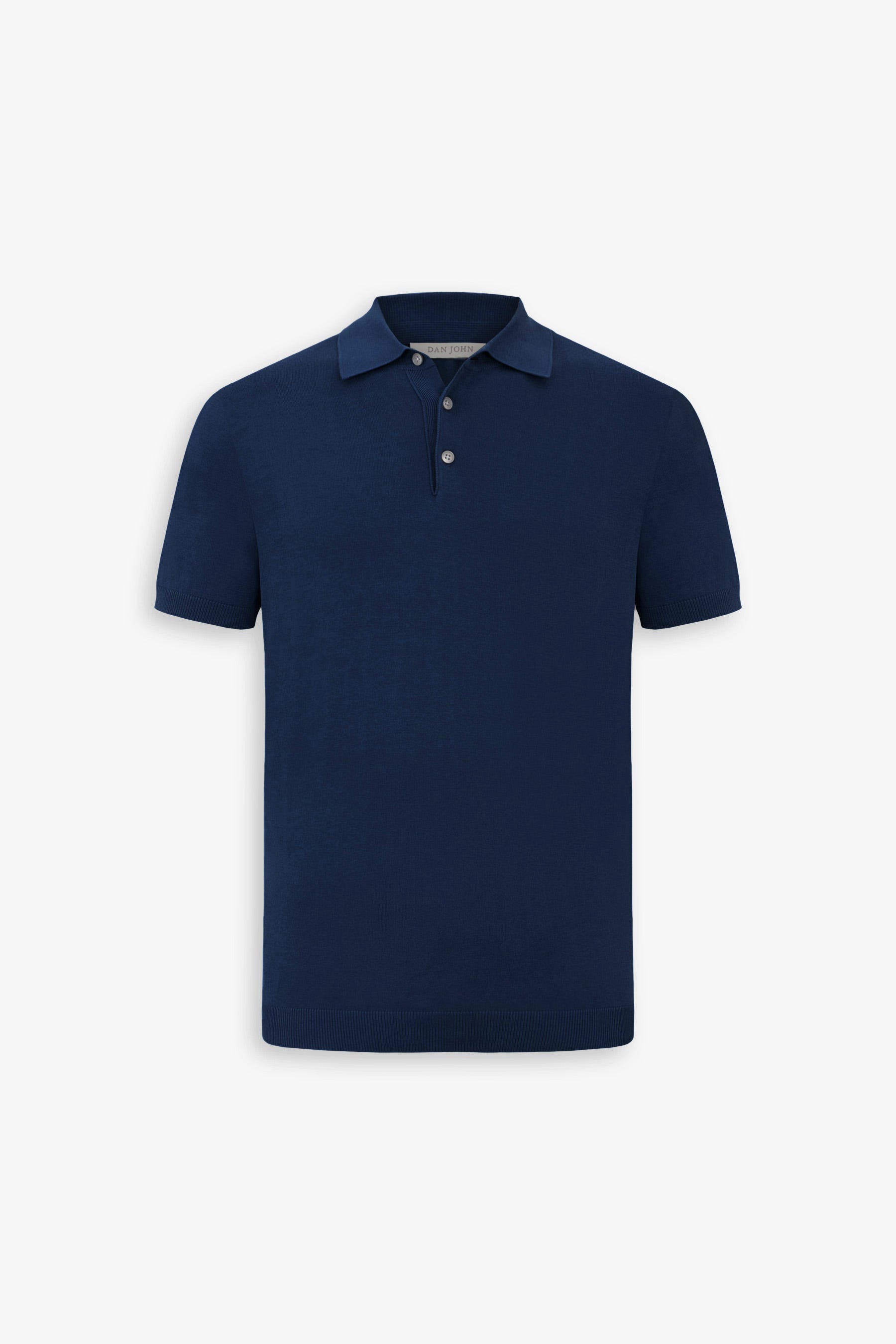 Polo in maglia royal-Dan John