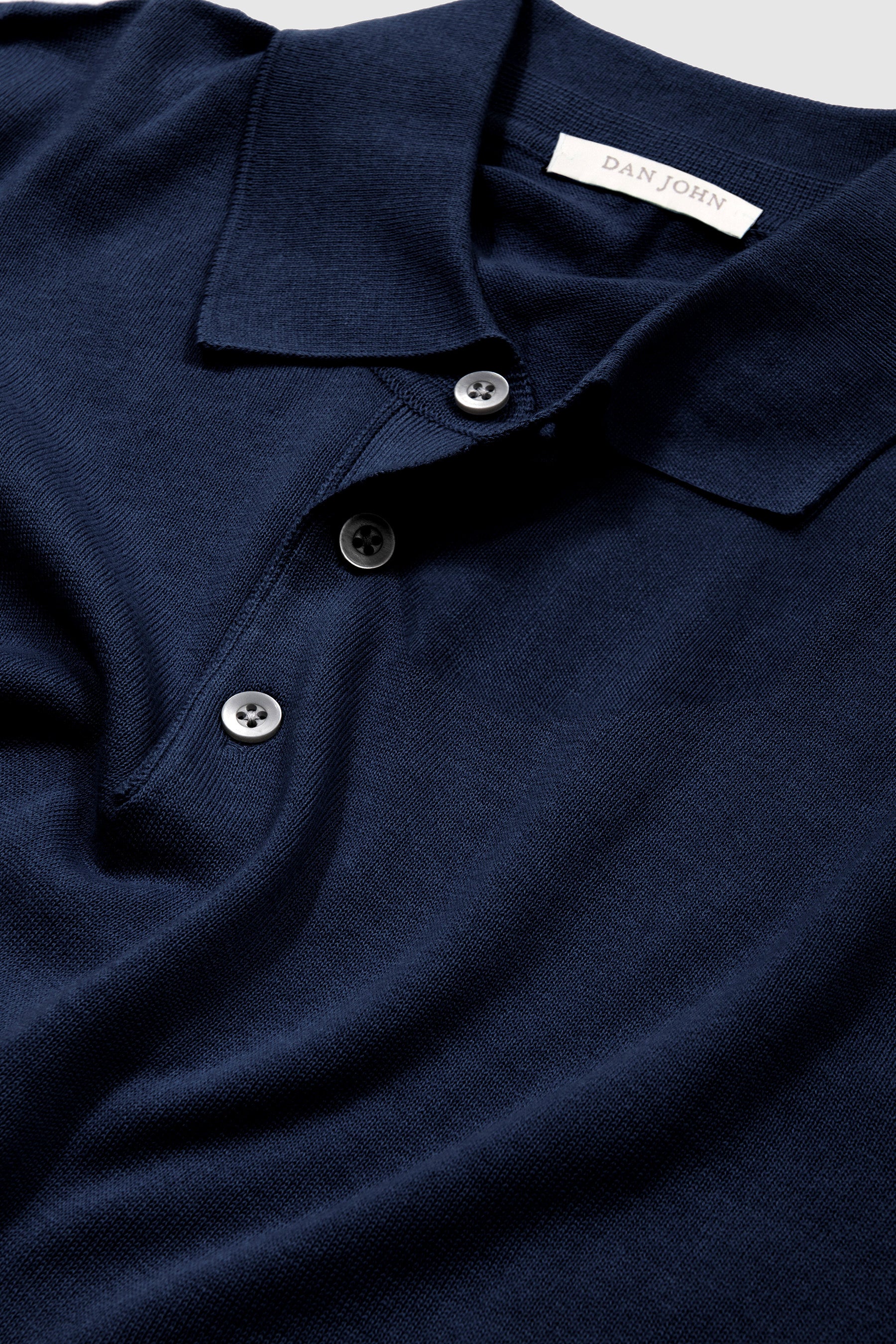Polo in maglia royal-Dan John