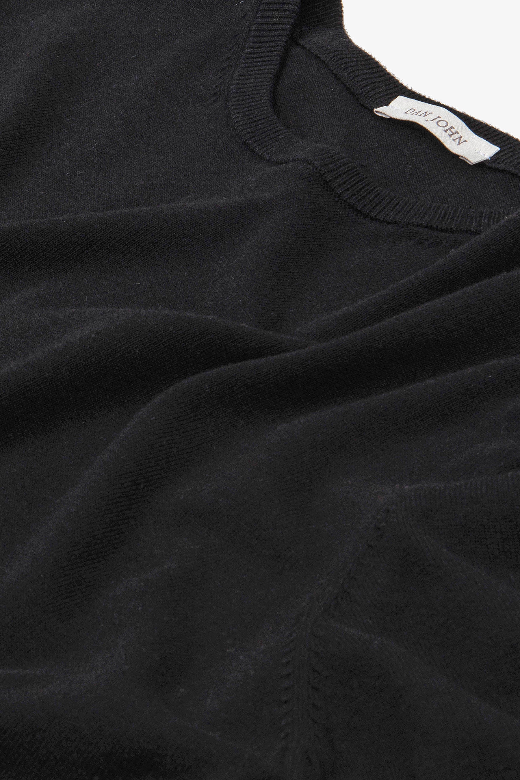 Black knit t-shirt