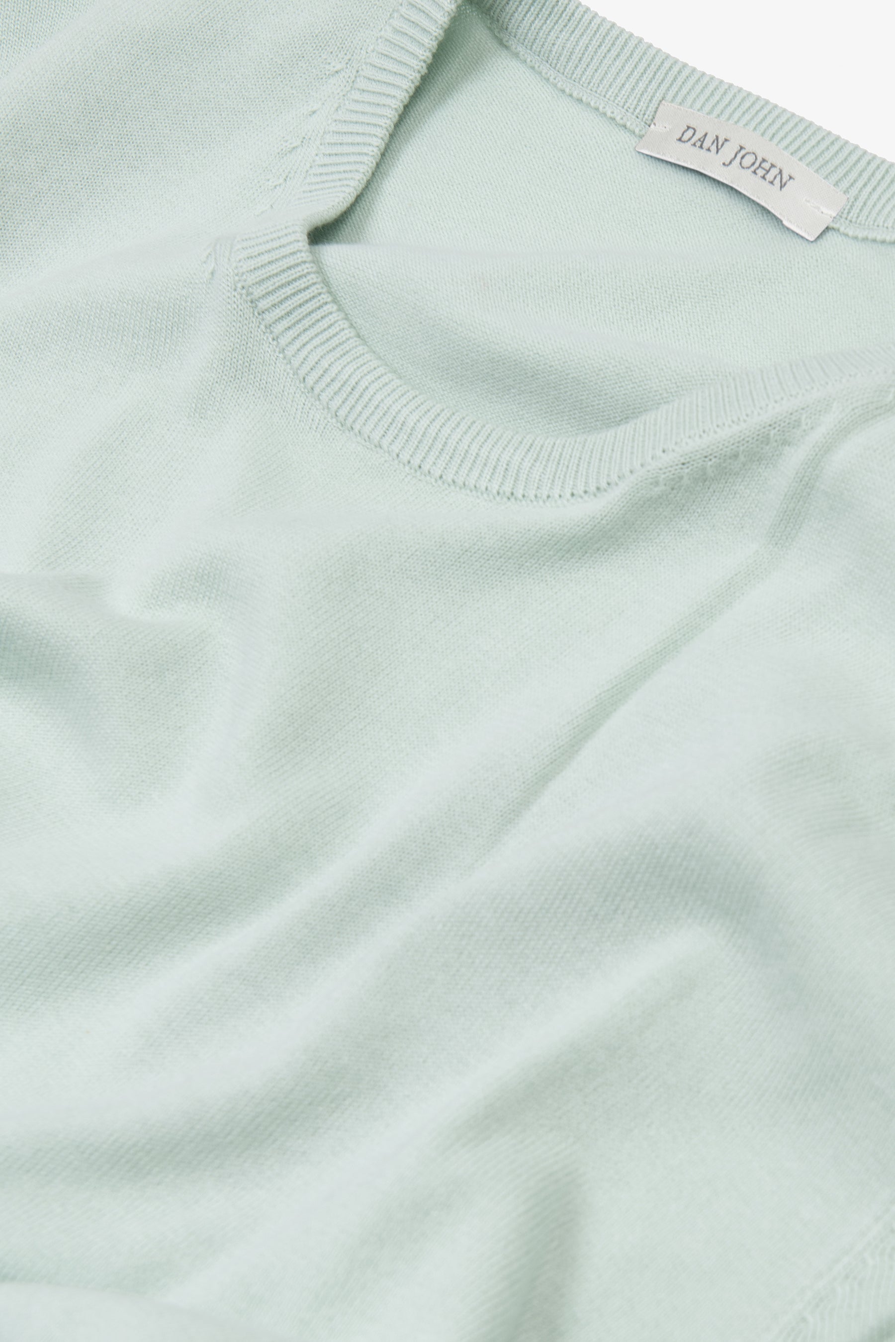 T-shirt in maglia salvia-Dan John