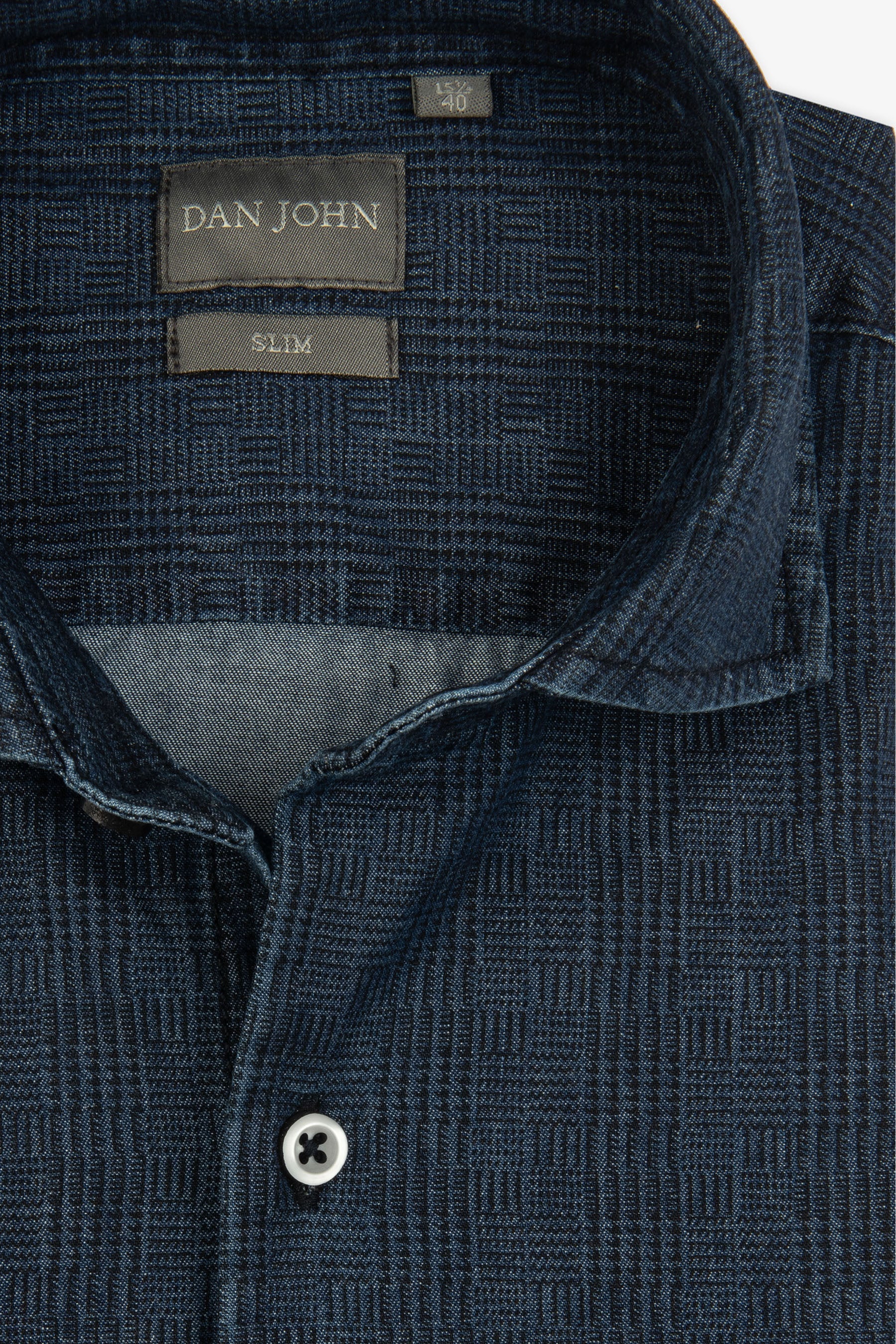 Camicia denim principe di galles-Dan John