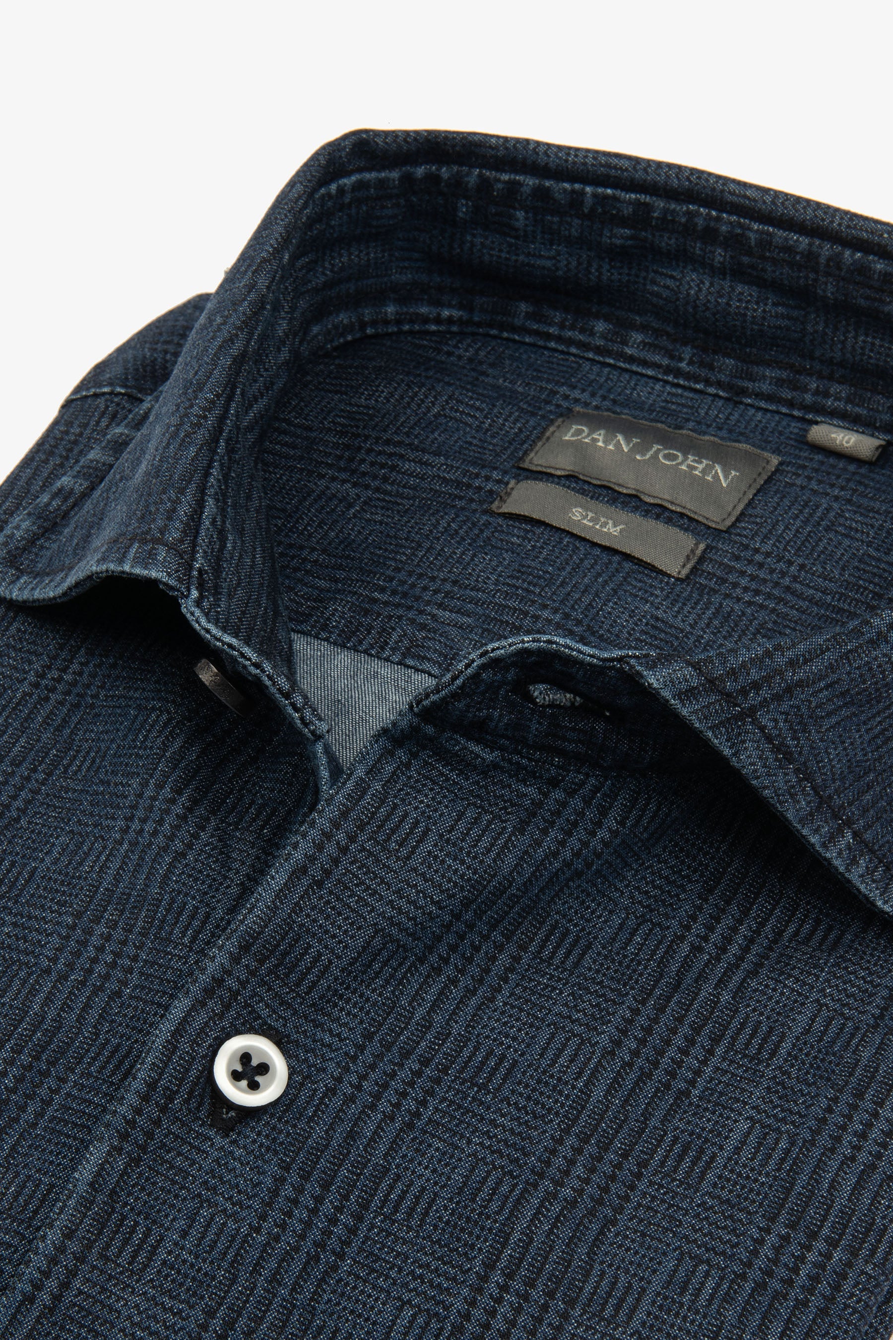 Camicia denim principe di galles-Dan John