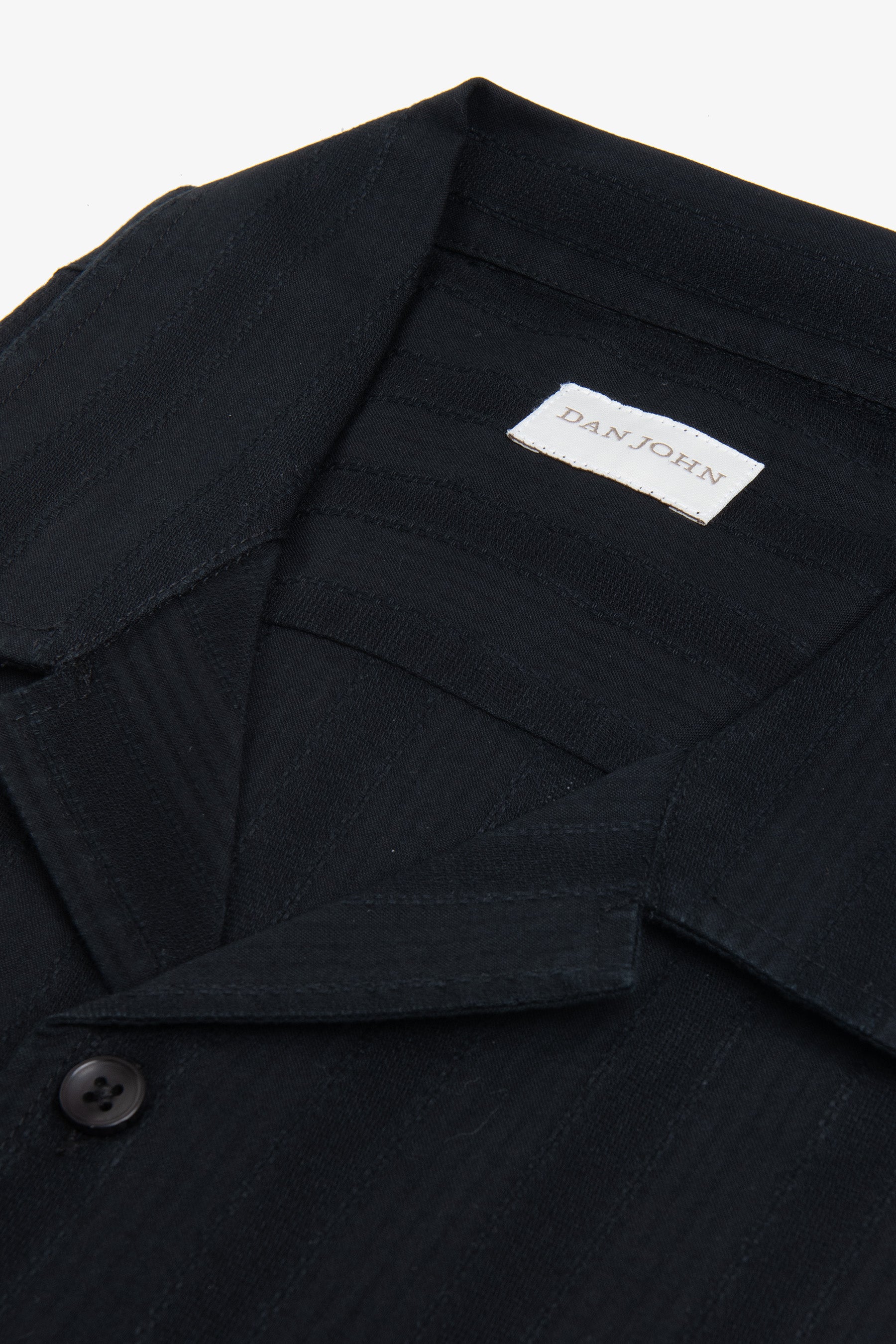 Camicia hawaiana armaturata nera-Dan John