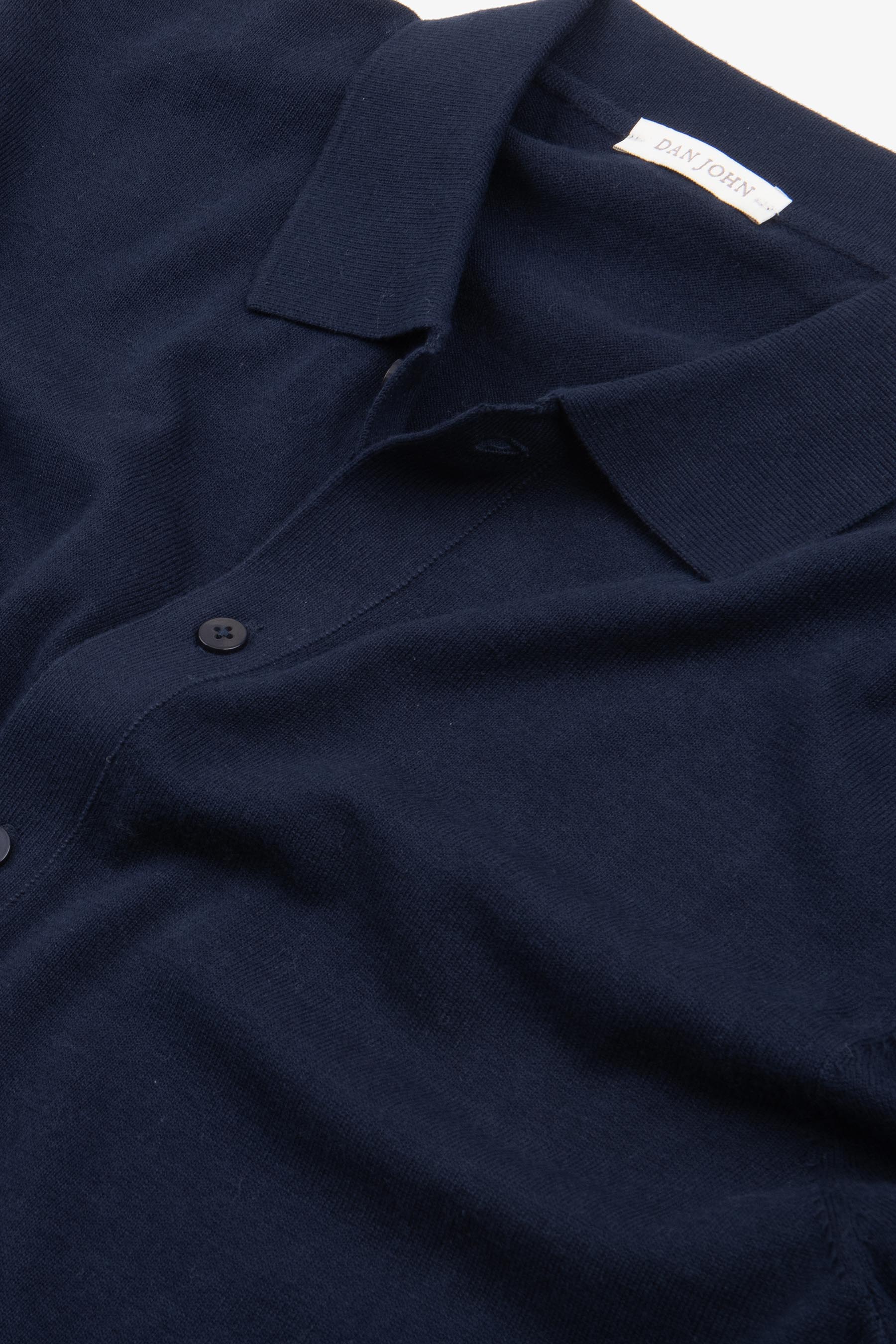 Camicia in maglia navy-Dan John